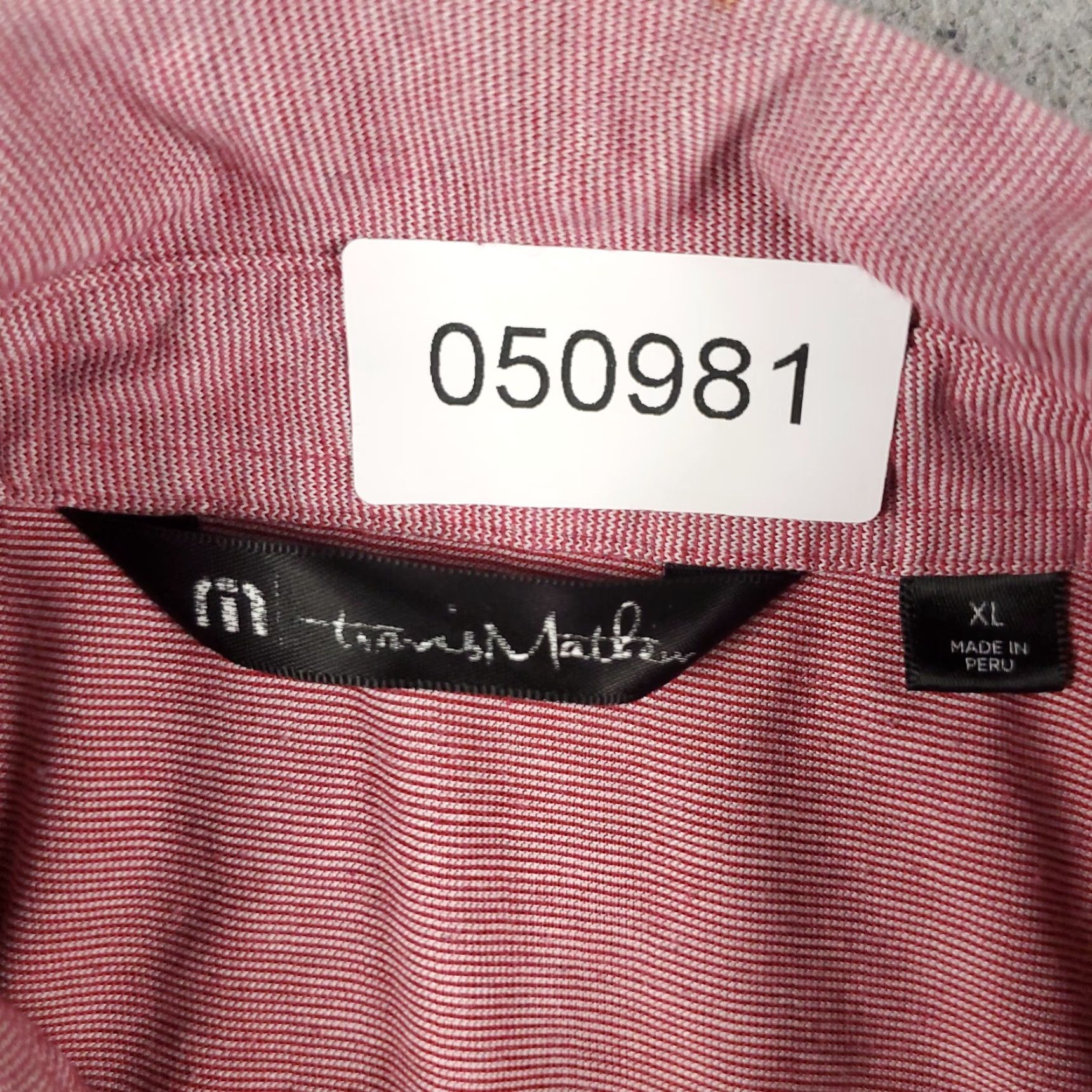 TravisMathew Travis Mathew Polo Shirt Mens XL Red Casual Short Sleeve Activewear Size US XL / EU 56 / 4 - 7 Thumbnail
