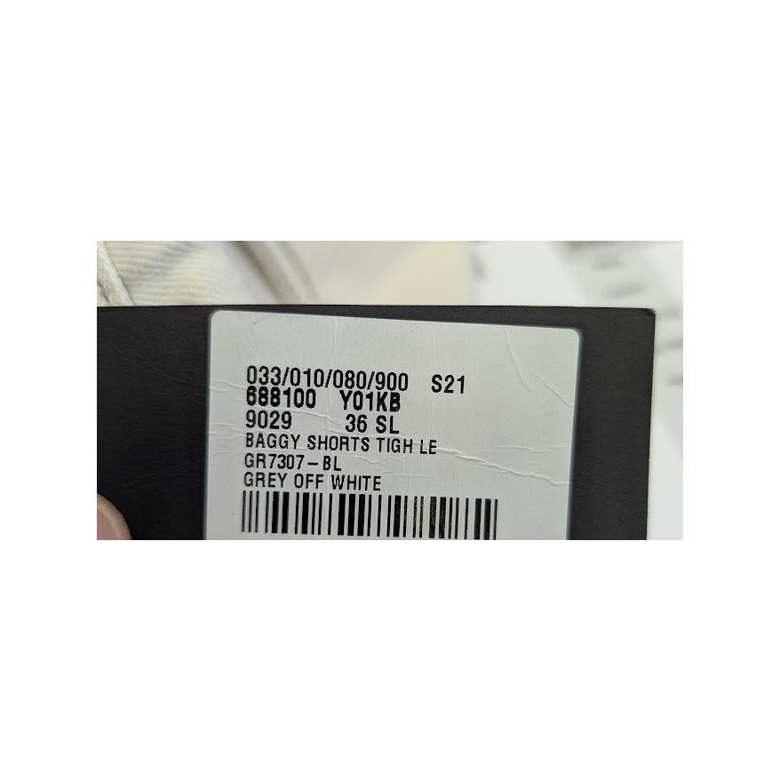 Saint Laurent Paris o1rshd1 Baggy Shorts Tigh LE in Off-White Size US 36 / EU 52 - 19 Thumbnail