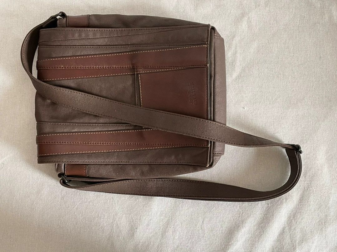 Jean Paul Gaultier Jean Paul Gaultier Irregular patched leather satchel Size ONE SIZE - 1 Thumbnail