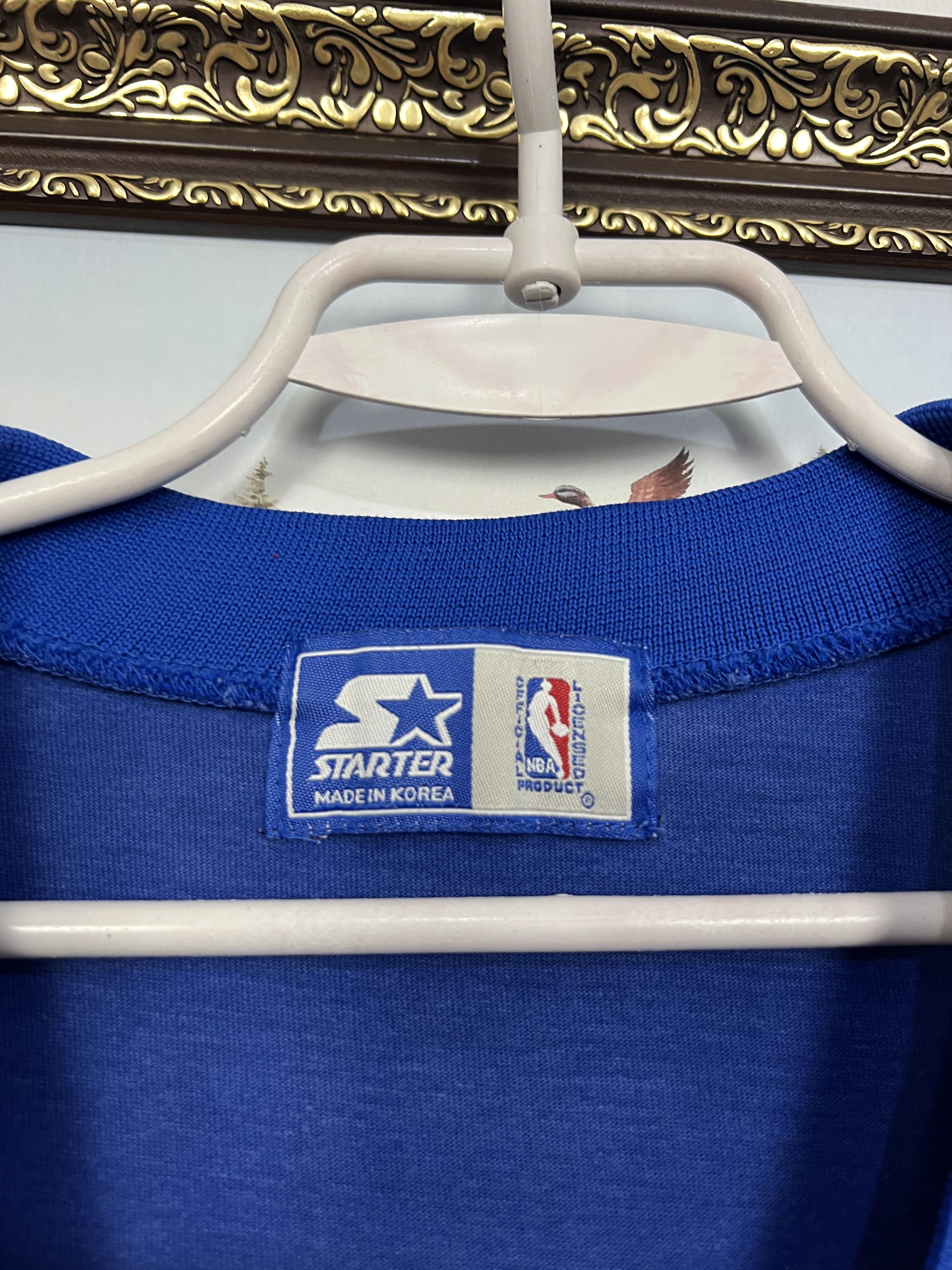 Starter Vintage 90's New York Knicks NBA Promo Warm Up Jersey Shirt Size US XL / EU 56 / 4 - 6 Thumbnail