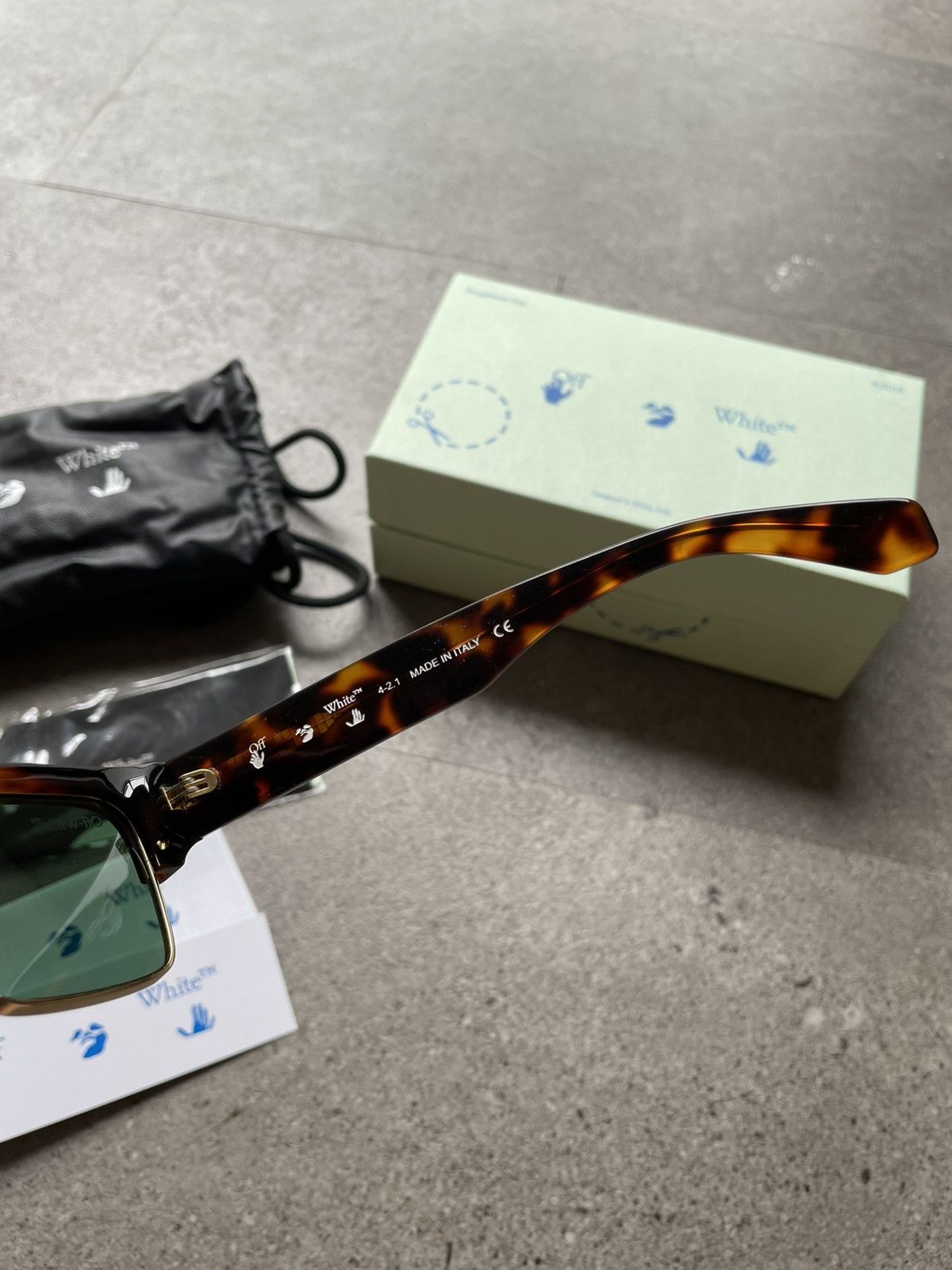 Off-White OFF WHITE Washington 055 Havana Sunglasses Size ONE SIZE - 4 Thumbnail