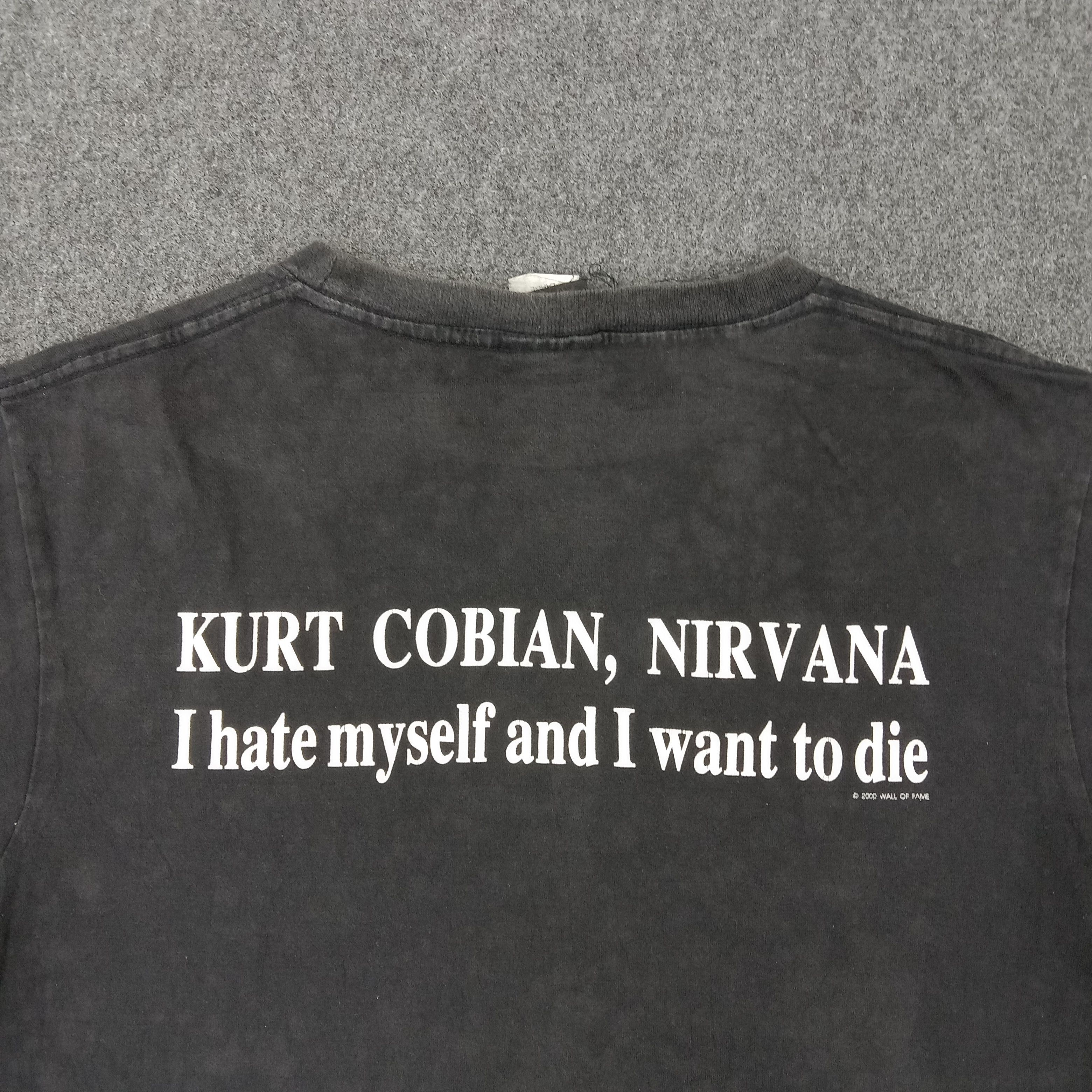 Vintage Kurt Cobain Nirvana American Grunge Band Tshirt Size US L / EU 52-54 / 3 - 6 Thumbnail