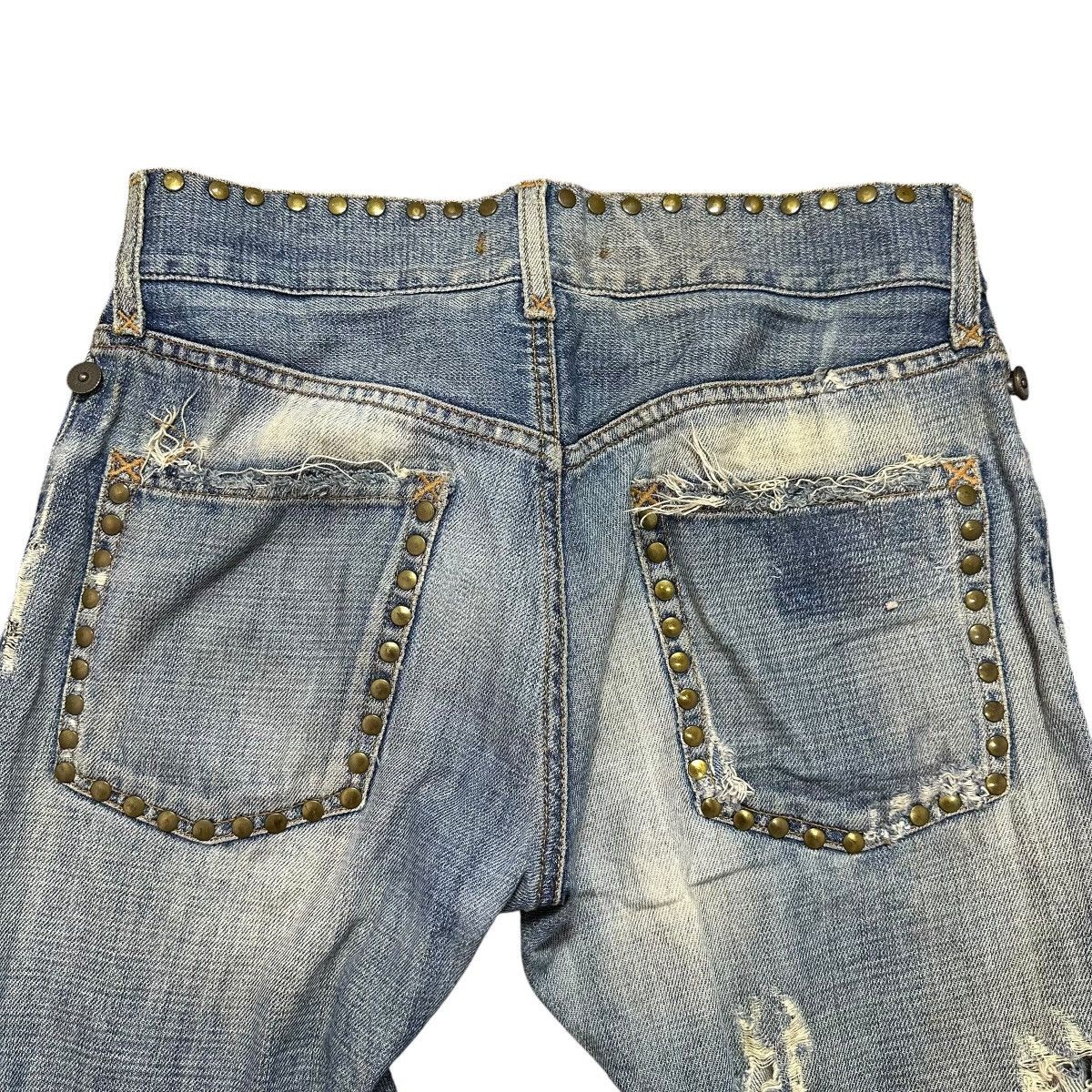 Dolce & Gabbana D&G Dolce & Gabbana Studded Distressed Denim Jeans Italy Size US 31 - 8 Thumbnail