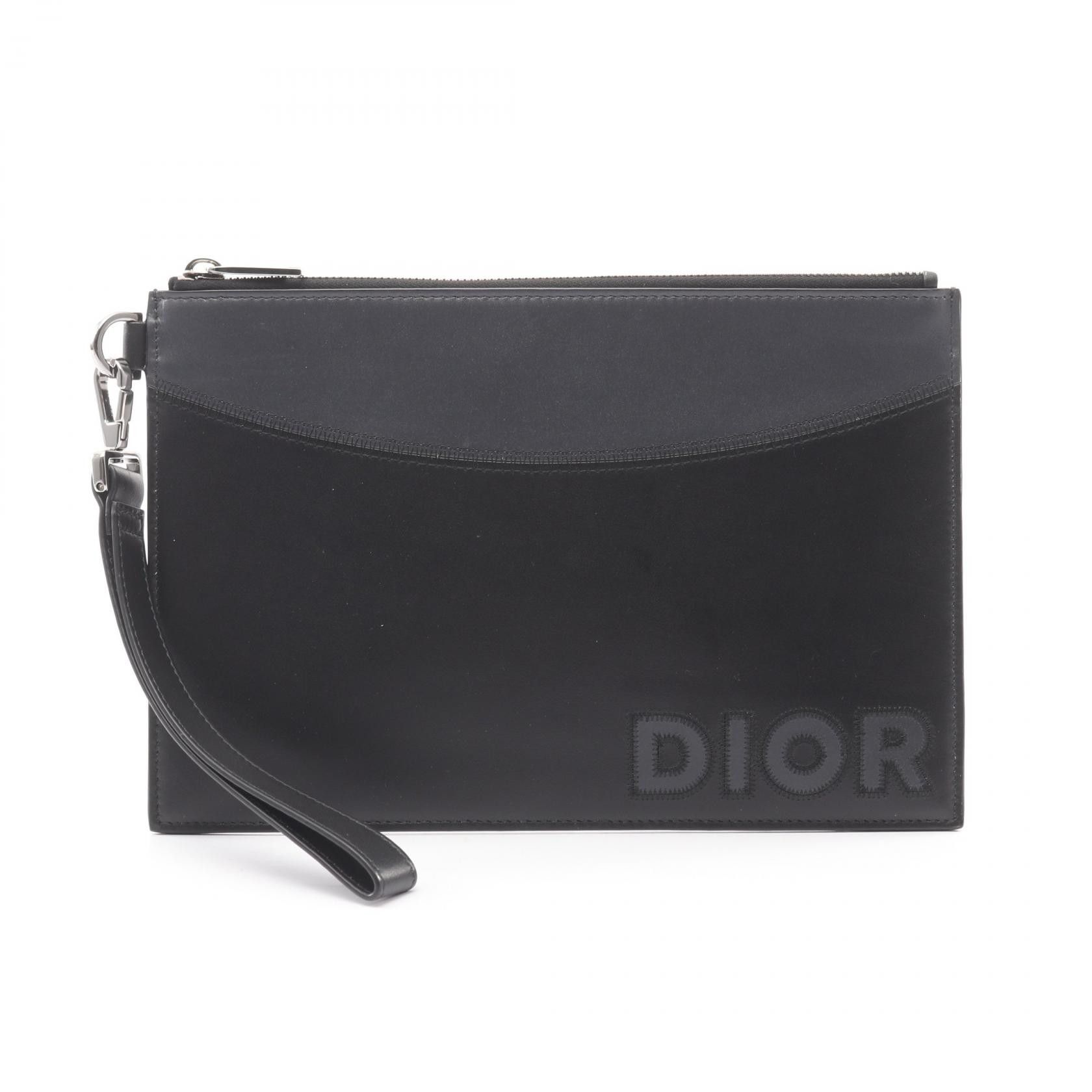 Dior Dior Dior Leather Clutch Bag Leather Clutch Bag DUTY FREE for USA Size ONE SIZE - 1 Thumbnail