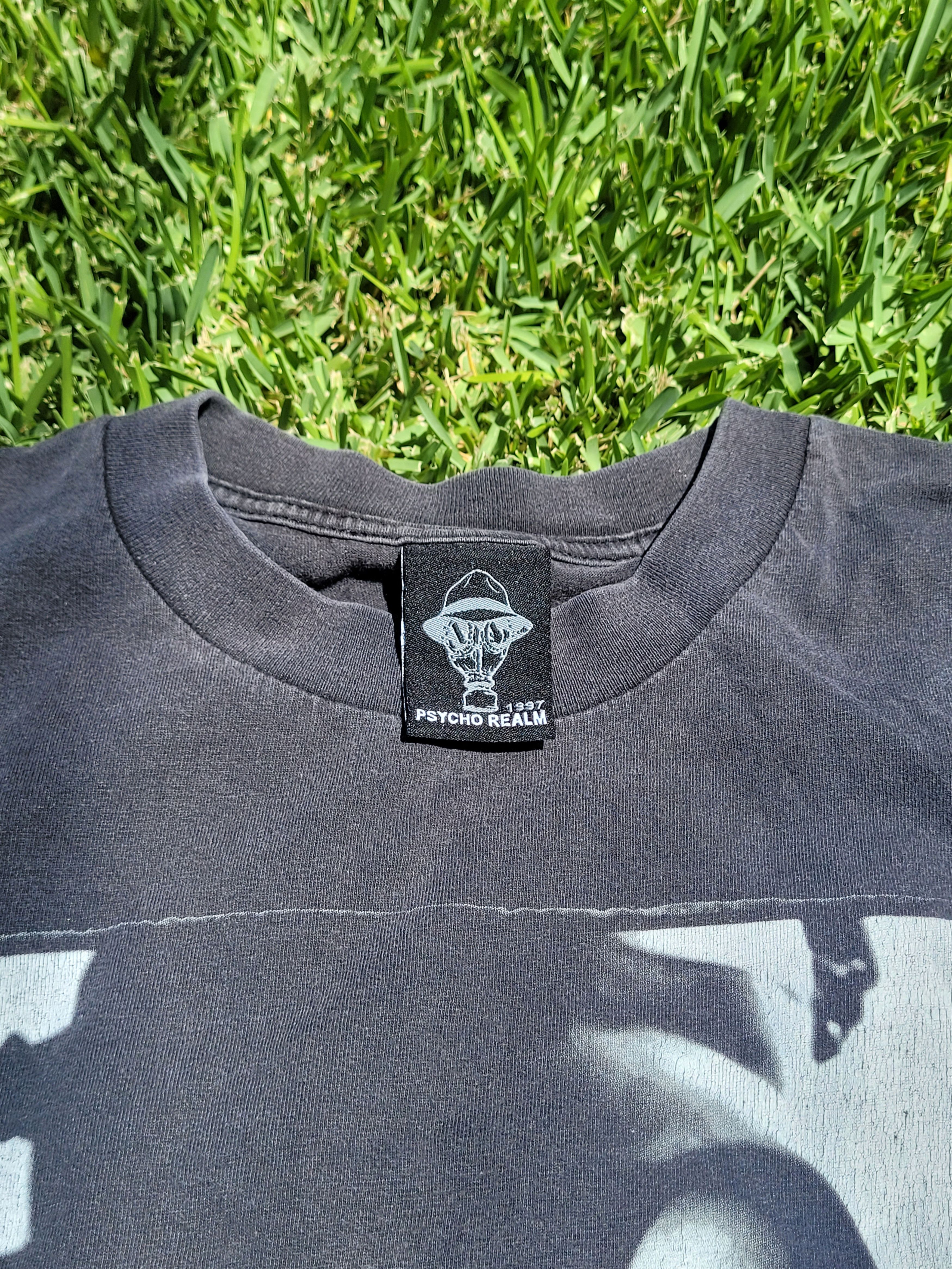Rap Tees × Vintage Psycho Realm Shirt Size US XL / EU 56 / 4 - 2 Thumbnail