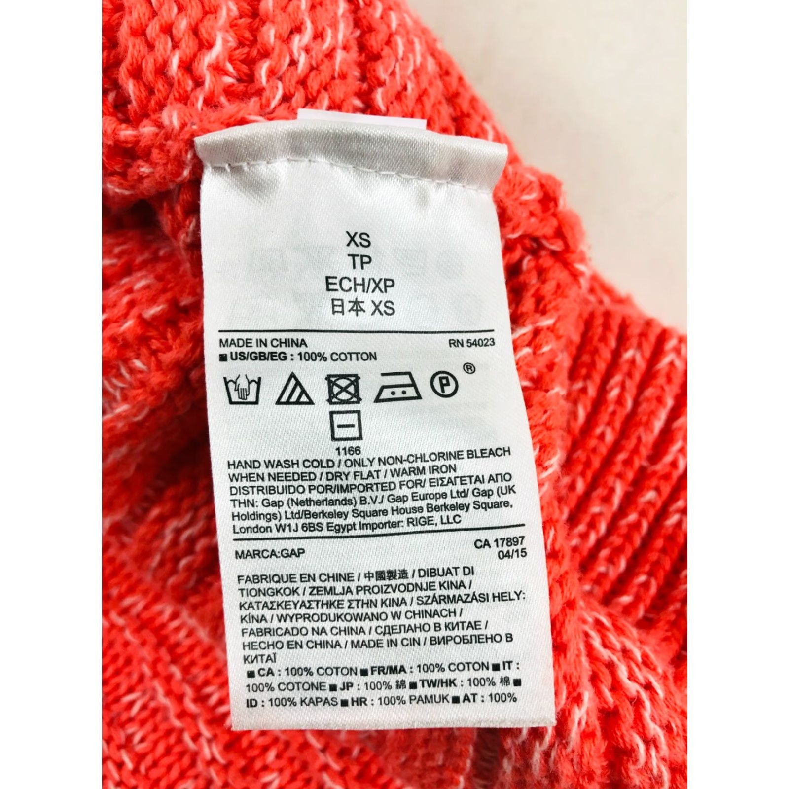 Gap Gap Sweater Women’s XS Pink Long Sleeve Crew Neck Pullover Cable Knitted Pullover Knit 100% Cotton Size XS / US 0-2 / IT 36-38 - 6 Thumbnail