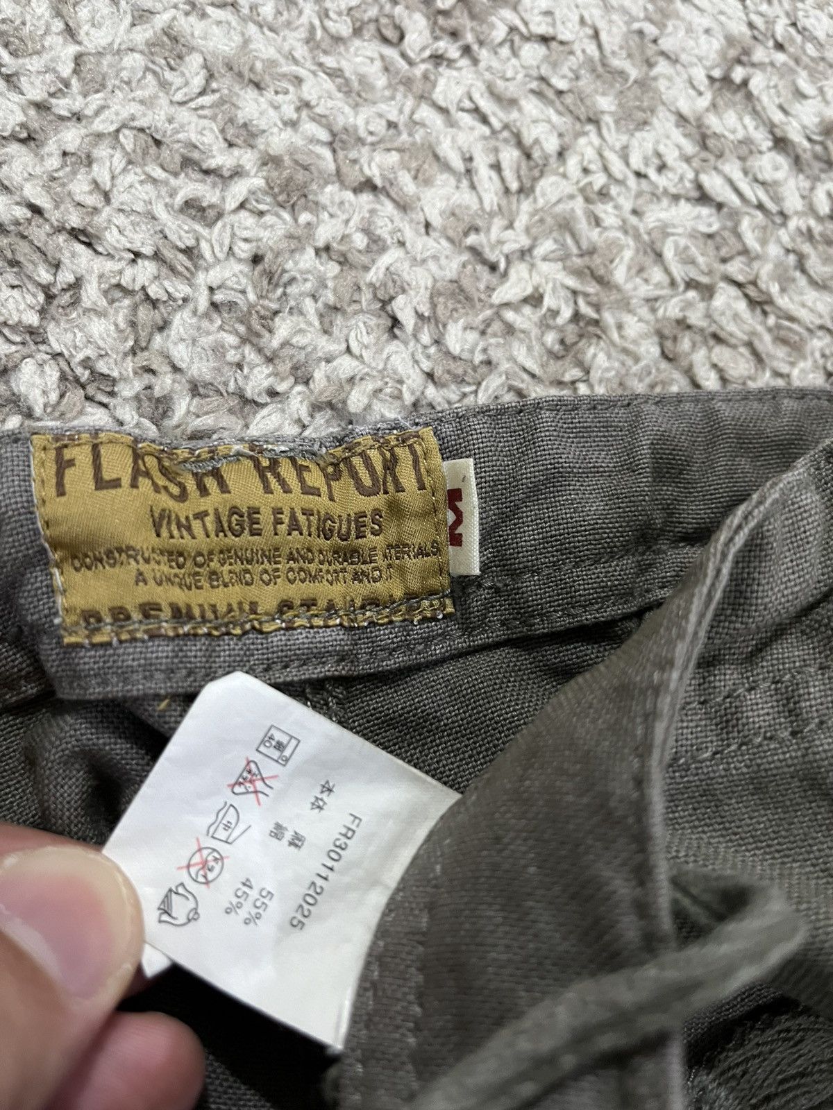 Japanese Brand FINAL DROP‼️ 🔥 FLASH REPORT WIDE POCKET FATIGUE PANTS Size US 32 / EU 48 - 7 Thumbnail