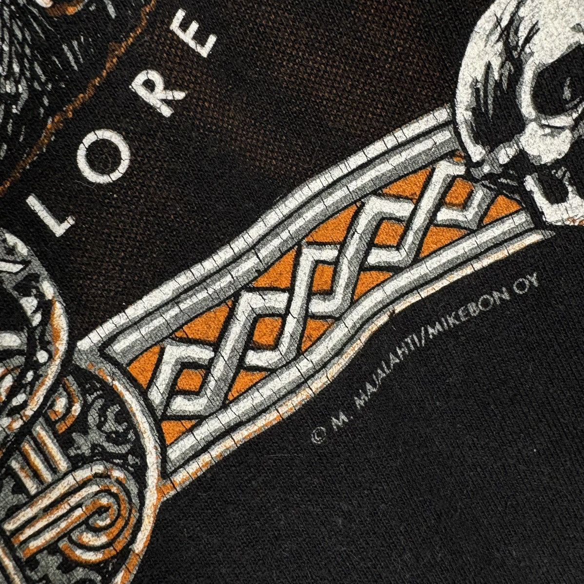 Band Tees Vintage 90s Kalevala Finnish Folklore Legend Metal T Shirt Size US XXL / EU 58 / 5 - 4 Thumbnail