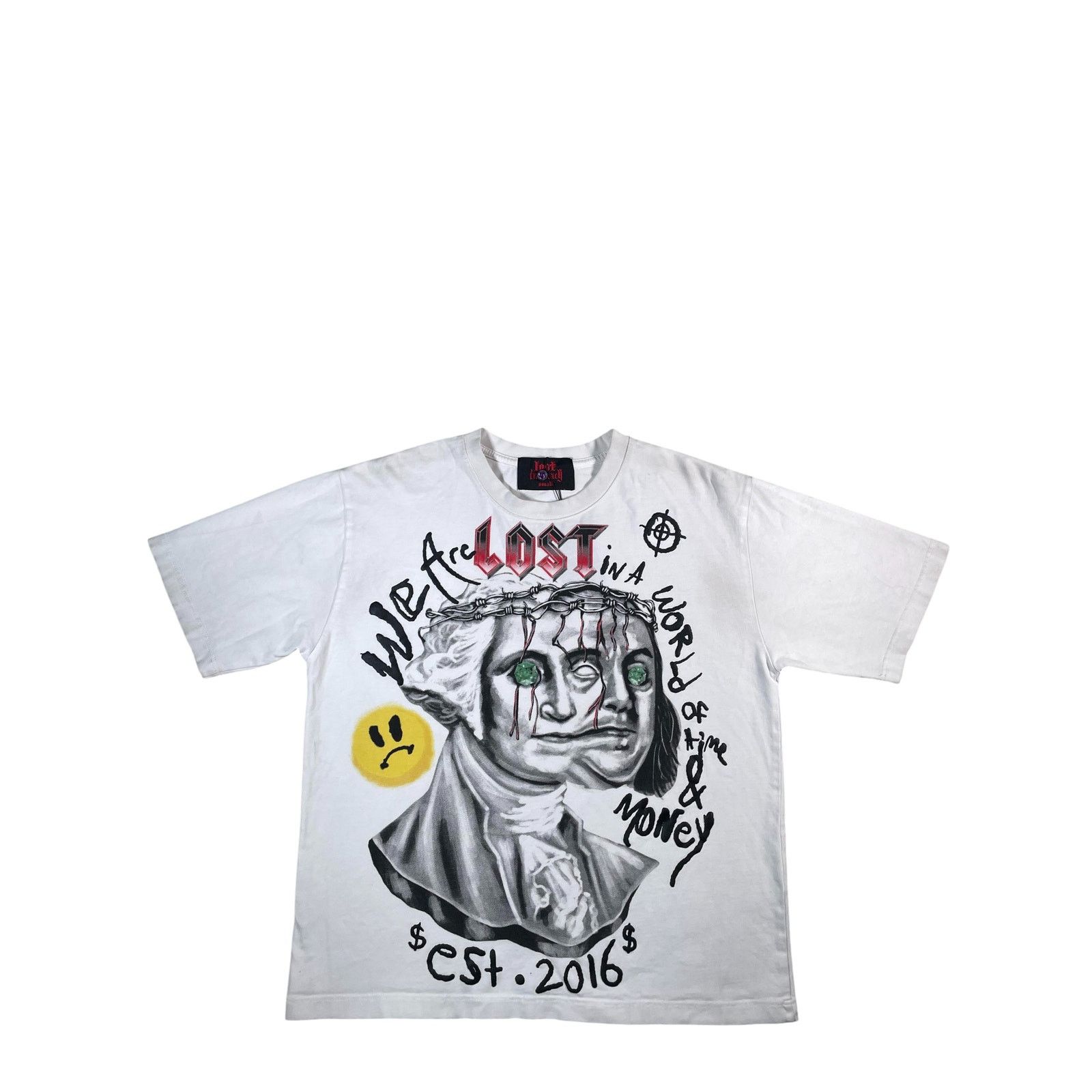 LOST INTRICACY Lost Intricacy Benjamin Franklin Tee Size US S / EU 44-46 / 1 - 1 Thumbnail