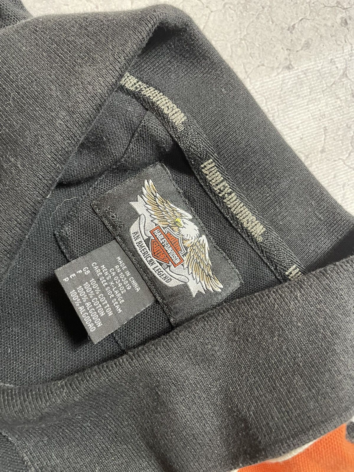 Harley Davidson × Vintage Vintage Harley Motor Davidson Polo Shirt Size US XL / EU 56 / 4 - 8 Thumbnail