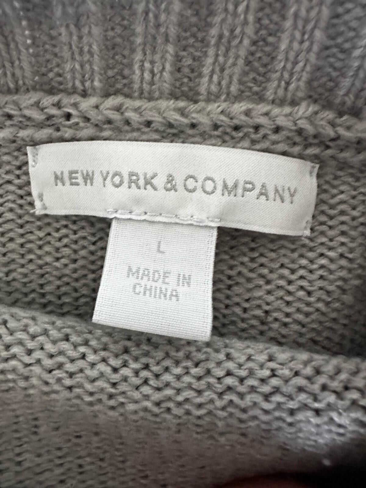 Other New York & Company L Sweater Knit Snowflake Beaded Size L / US 10 / IT 46 - 4 Thumbnail