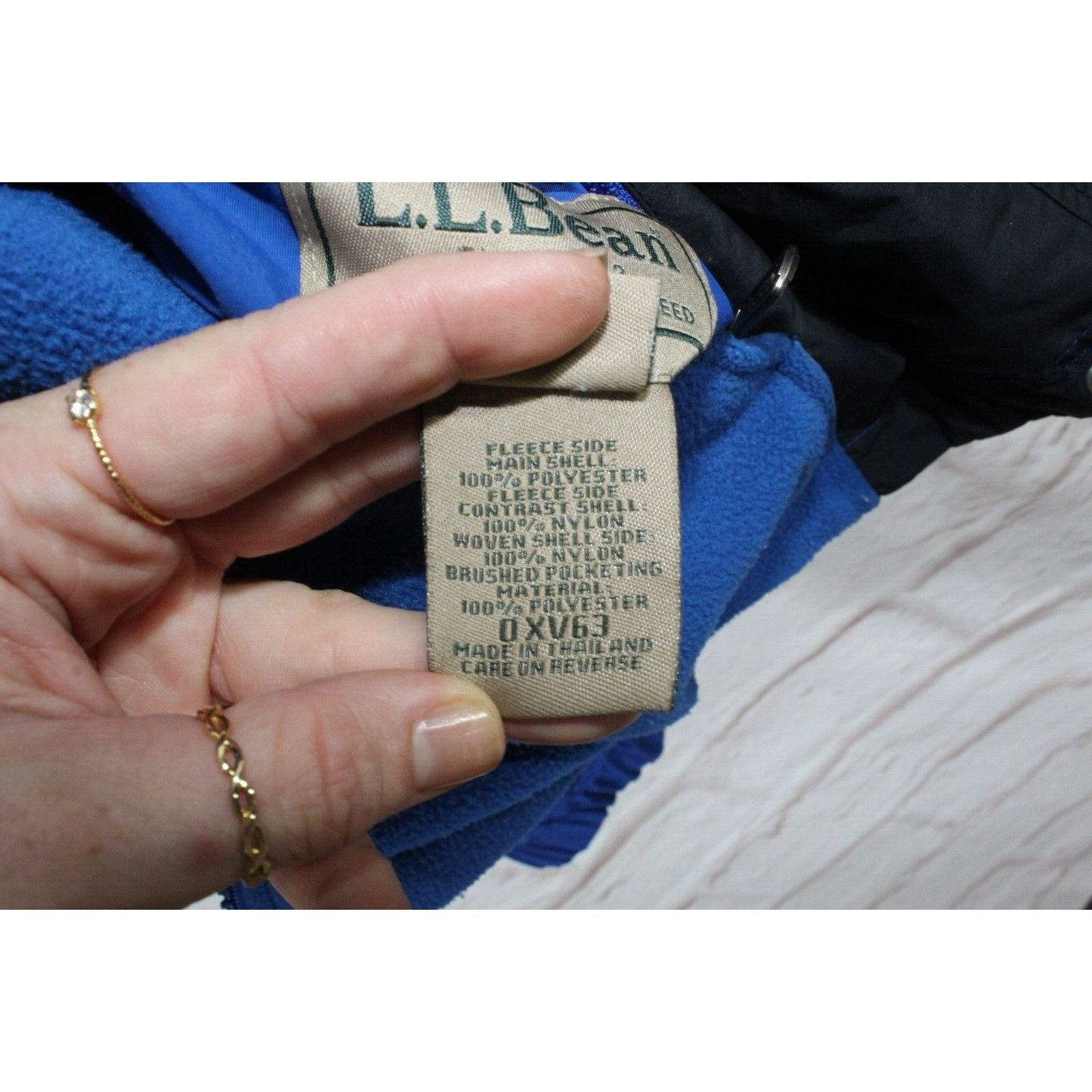 L.L. Bean LL Bean Mens Blend Zip Up Reversible Fleece Jacket Size US L / EU 52-54 / 3 - 6 Thumbnail