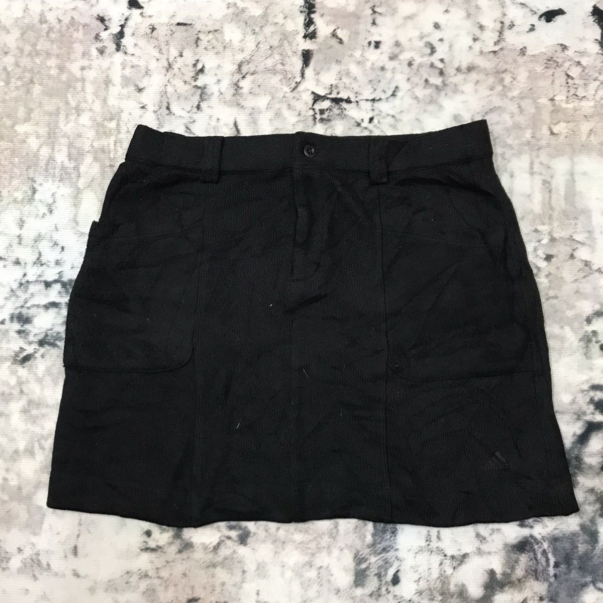 Adidas Adidas Black Mode Knit Skirt Size 30" / US 8 / IT 44 - 1 Thumbnail