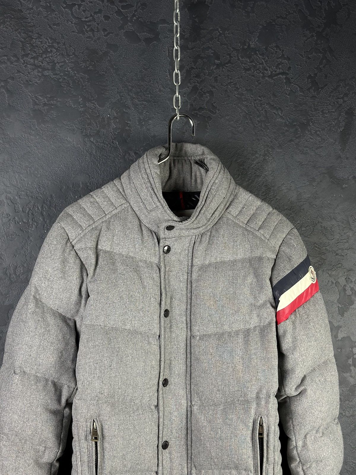 Moncler Moncler Chartreuse Down Jacket Grey Men's Size 1 Size US S / EU 44-46 / 1 - 2 Thumbnail
