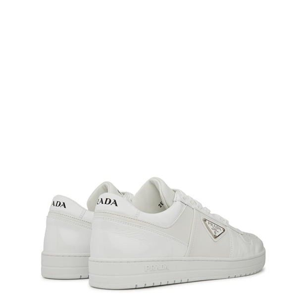 Prada Men'S Downtown Leather Low Top Trainers Size US 8 / EU 41 - 4 Thumbnail