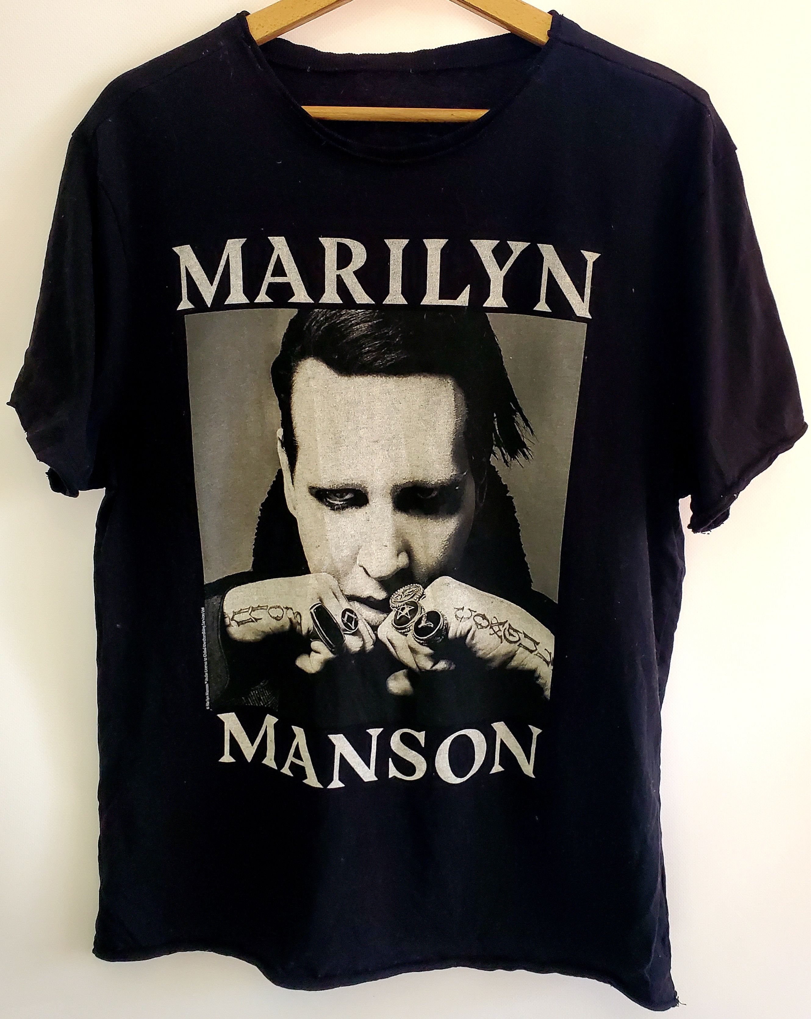 Band Tees × Vintage Vintage Marilyn Manson face metal rock band tee shirt sz M Size US M / EU 48-50 / 2 - 1 Thumbnail
