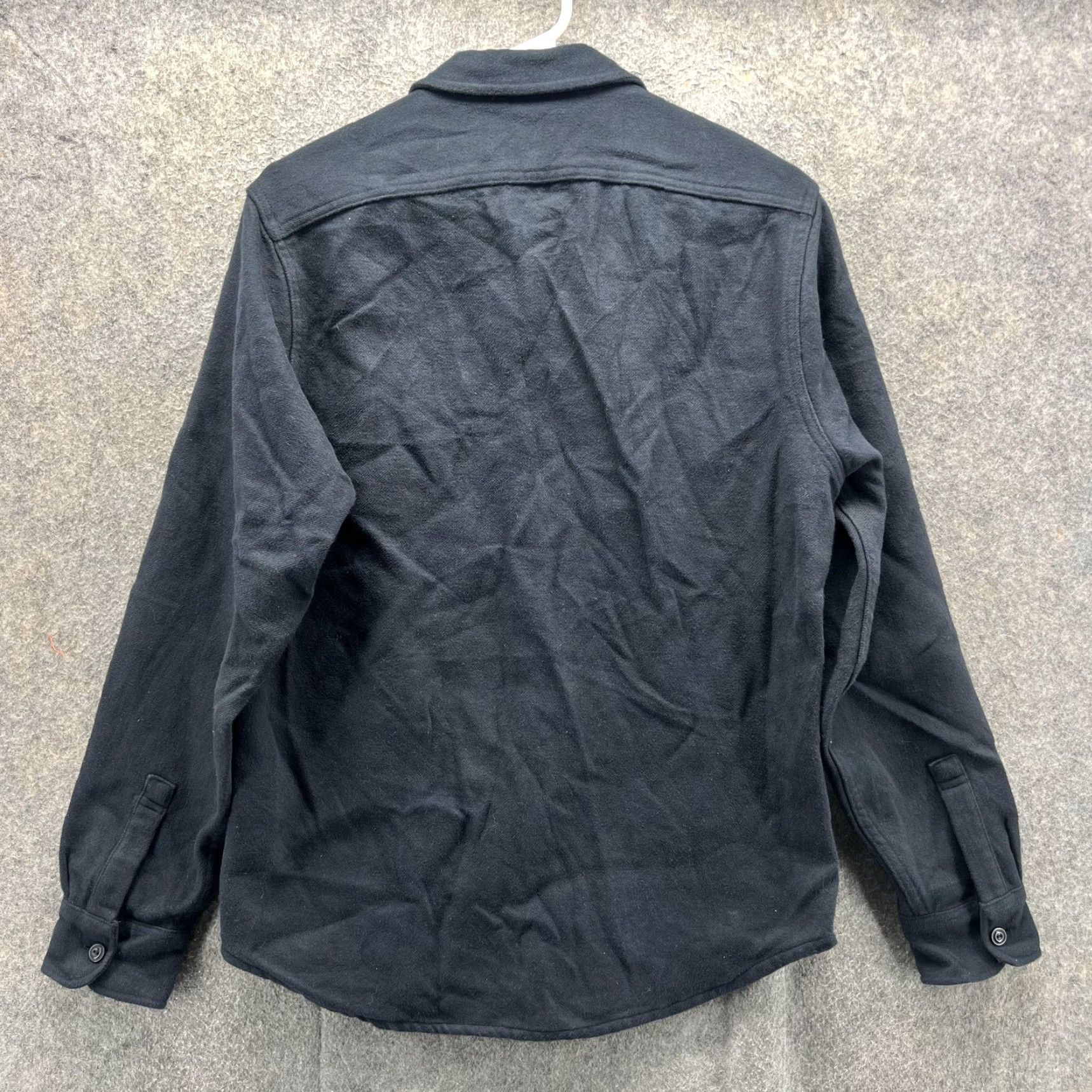 J.Crew J.Crew Shirt Jacket Mens Small Black Cotton Flannel Lined Shacket BD019 Size US S / EU 44-46 / 1 - 2 Thumbnail