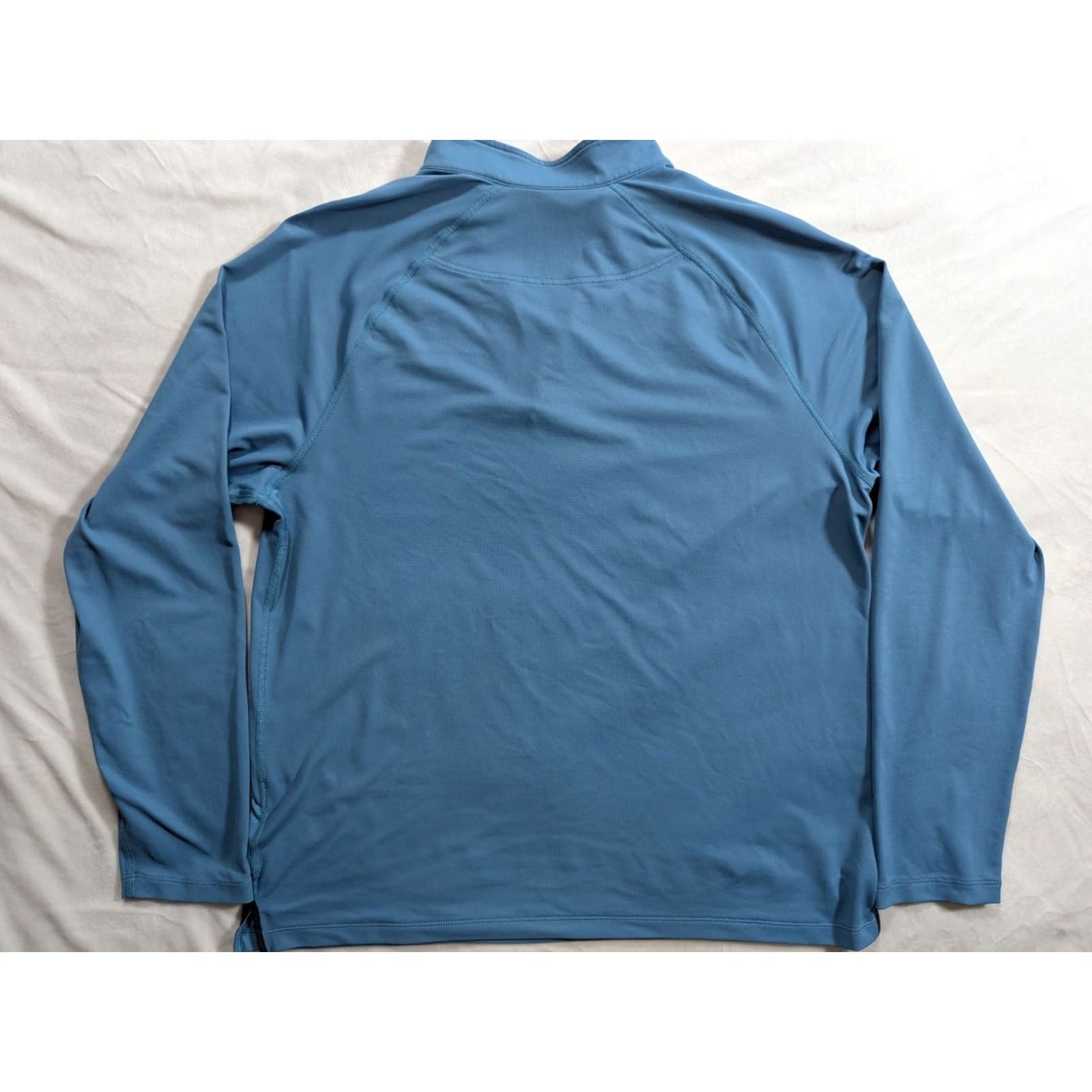 Rhone Rhone Men Large Blue 1/4 Zip Pullover Sweatshirt Knit Logo Zipper Mock Neck Adapted for Golf Walking Size US L / EU 52-54 / 3 - 5 Thumbnail