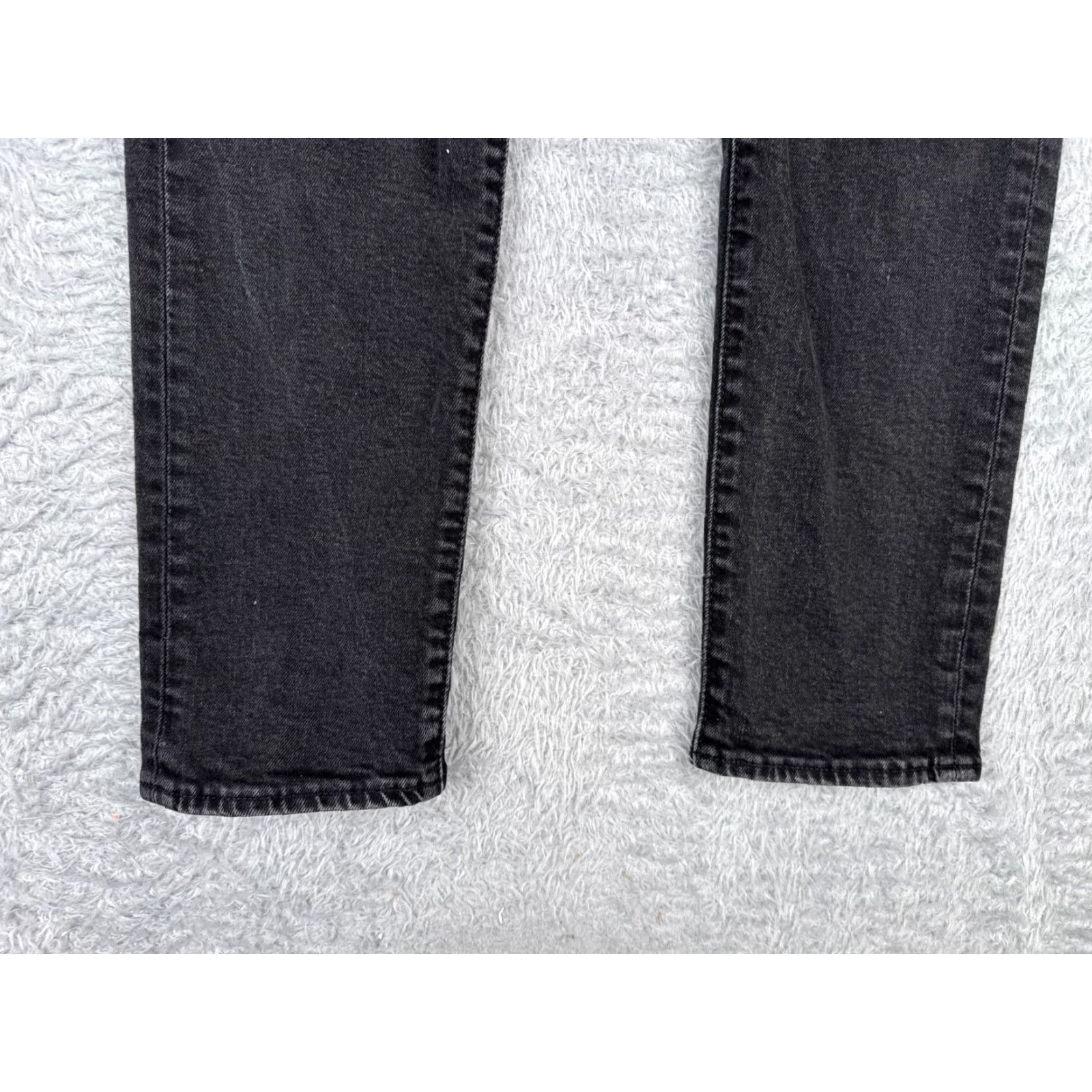 Levi's Levis 512 Jeans Black Denim Distressed Cotton 34x29 5-Pocket Regular Fit Adult Men Jeans Vintage No Size US 34 / EU 50 - 2 Thumbnail