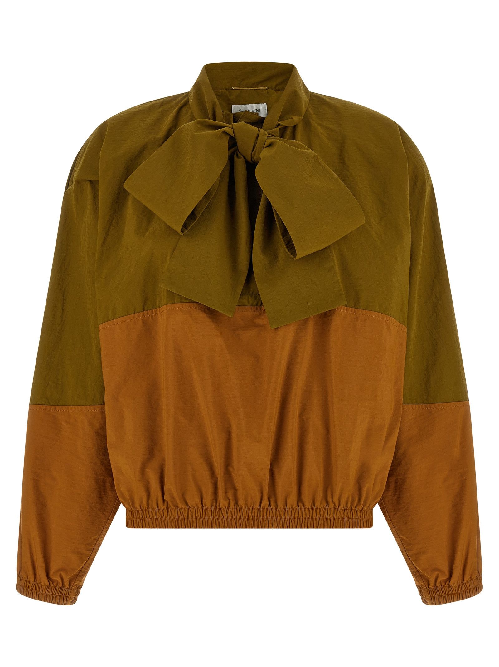 Color-block anorak