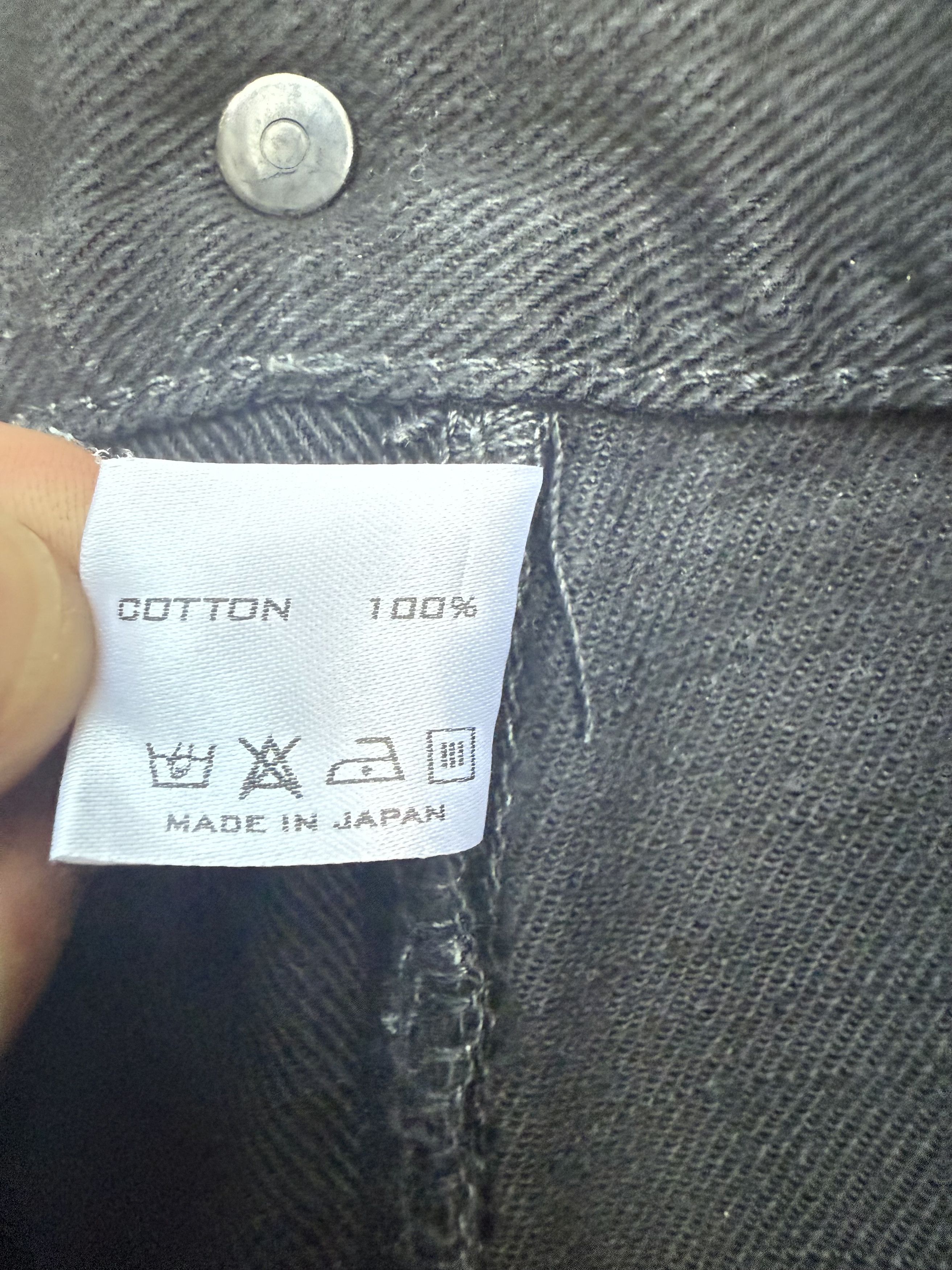 Number (N)ine AW04 "Give Peace A Chance" Patchwork Denim Size US 32 / EU 48 - 11 Thumbnail