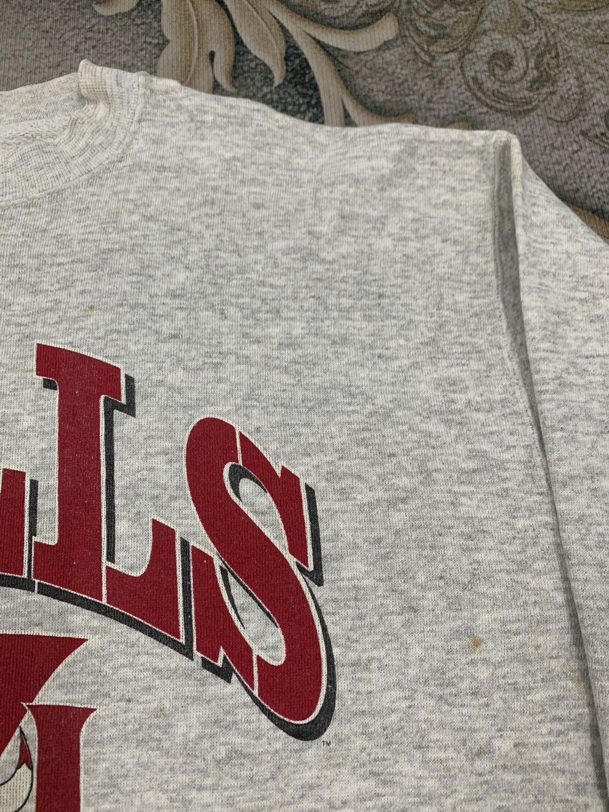NBA × Salem Sportswear × Vintage Vtg Bulls Chicago Sweatshirt by Salem Sportswear Size US L / EU 52-54 / 3 - 11 Thumbnail