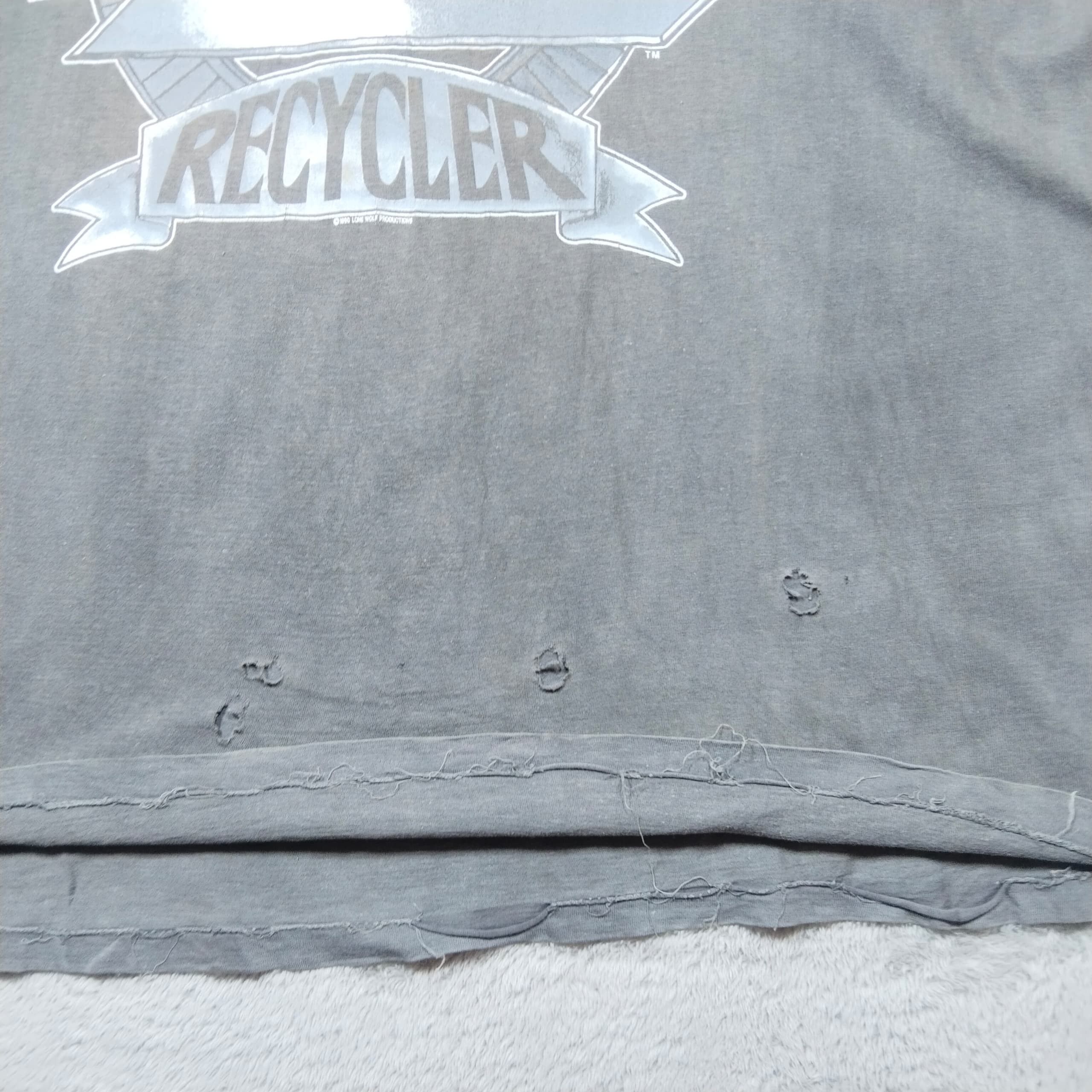 Band Tees × Vintage VINTAGE TRASHED ZZ TOP RECYCLER WORLD TOUR 1990 T SHIRT Size US XL / EU 56 / 4 - 7 Thumbnail