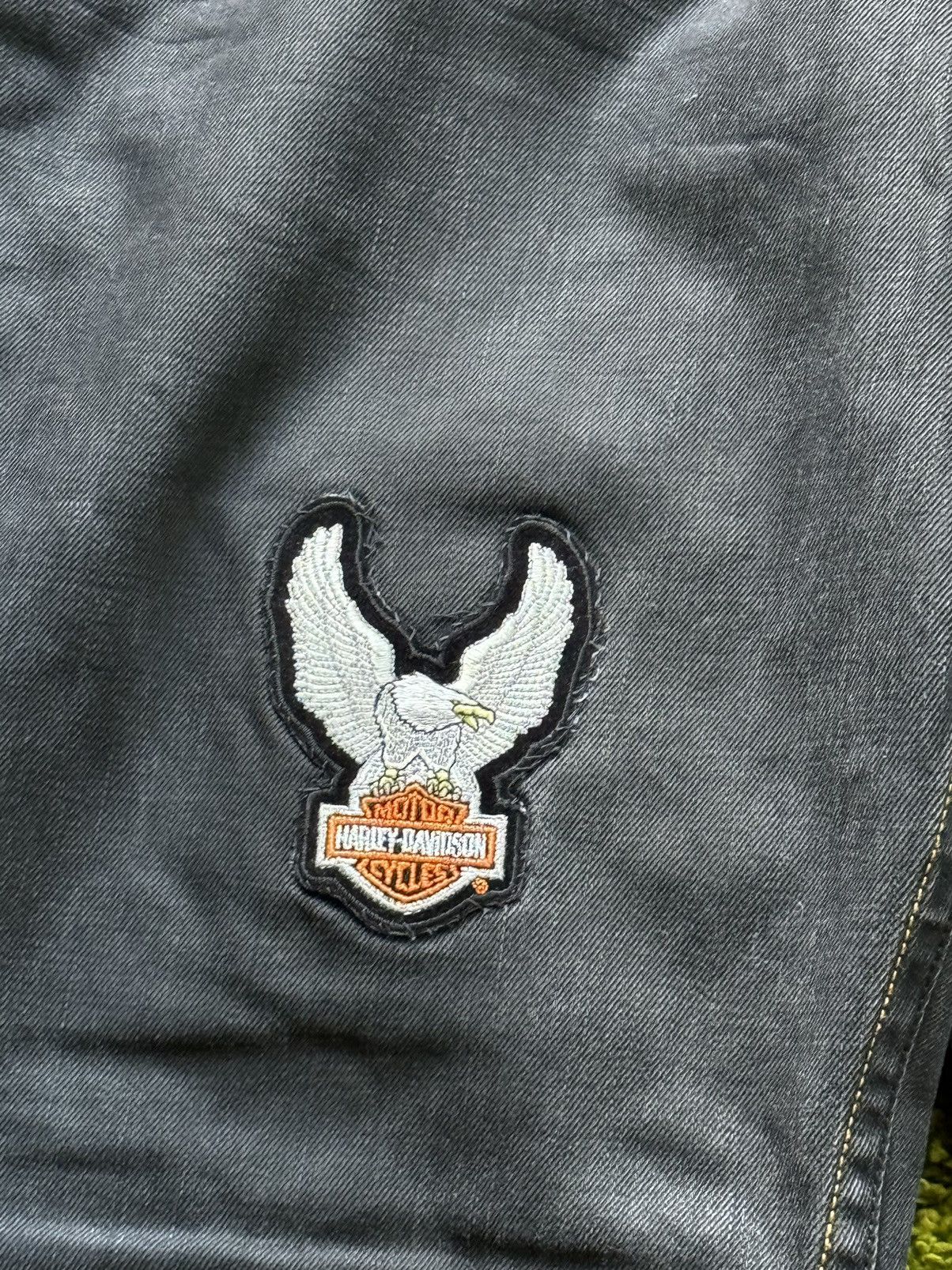 Designer × THE ROKKER COMPANY × Vintage Rokker company biker denim pants jeans Size US 34 / EU 50 - 3 Thumbnail