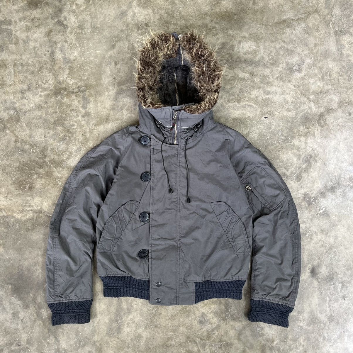 GOA 2000s RNA AF - 1003 Apocalypse Style Boxy Fur Jacket Size US M / EU 48-50 / 2 - 1 Thumbnail