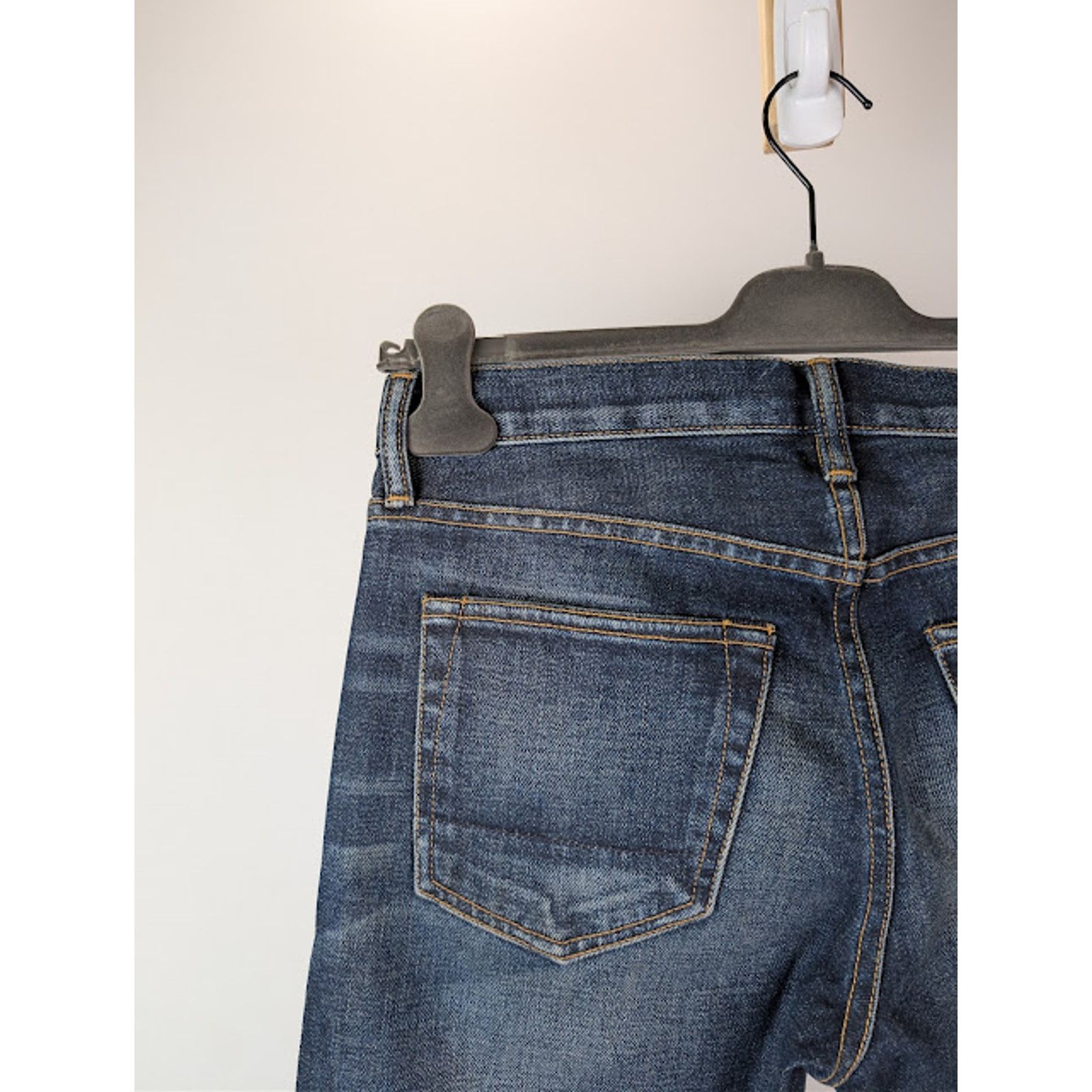 Tom Ford o1rshd1 Japanese Selvedge Slim-Fit Denim Jeans in Navy Blue Size US 32 / EU 48 - 15 Thumbnail