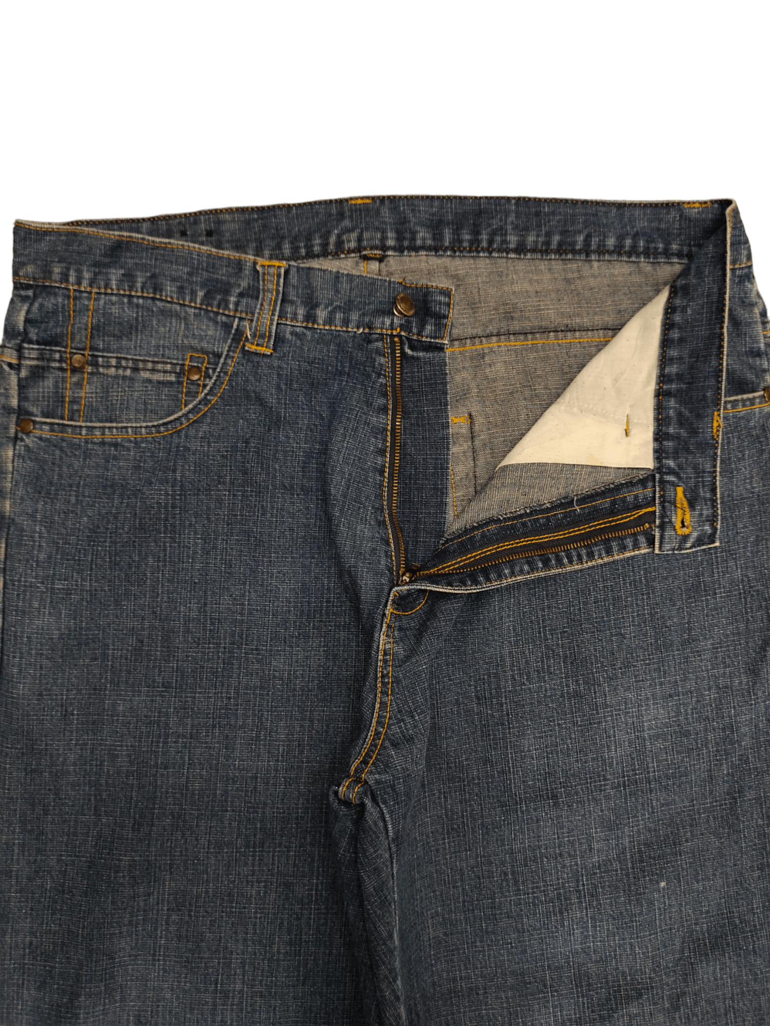 Karl Kani Vintage Y2k Karl Kani Gold Embroidered Baggy Denim Wide Leg Size US 36 / EU 52 - 12 Thumbnail