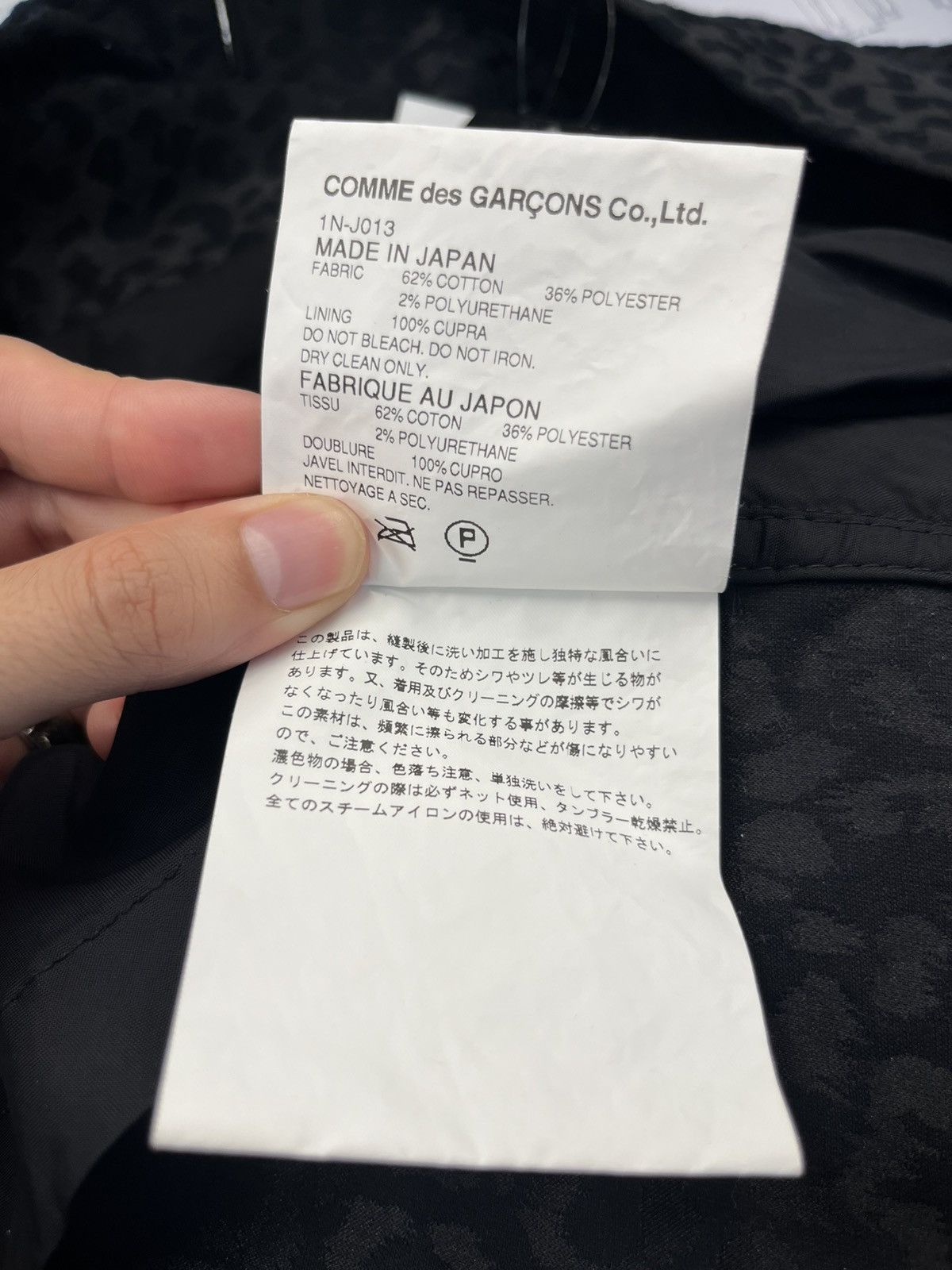 Comme des Garcons Cdg BLACK tonal leopard blazer Size US S / EU 44-46 / 1 - 13 Thumbnail