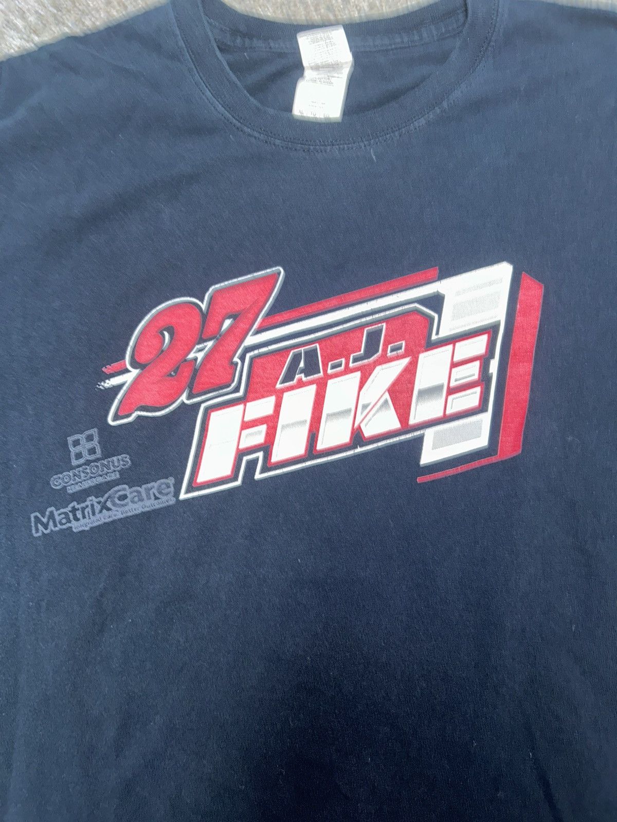 Gildan × NASCAR A.J. Fike NASCAR T-shirt Size US XL / EU 56 / 4 - 2 Thumbnail
