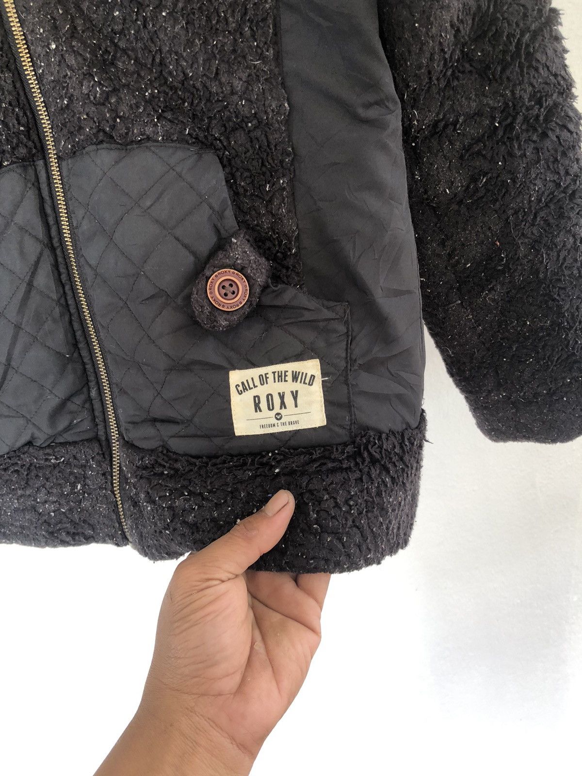 Designer Roxy Jacket Fleece Zipper Size US S / EU 44-46 / 1 - 3 Thumbnail