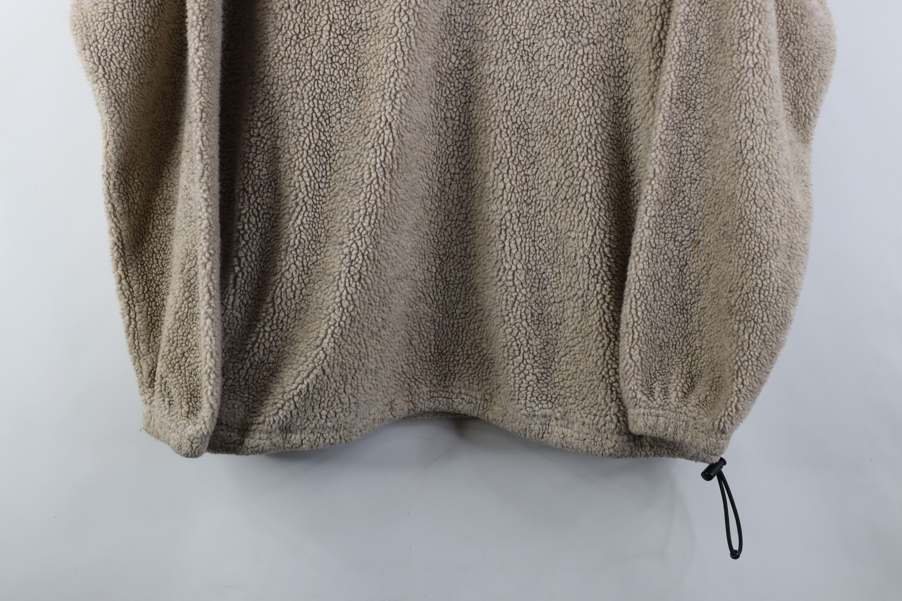 Lands' End Vintage 90s Lands End Half Zip Sweater Oatmeal Brown USA Size M / US 6-8 / IT 42-44 - 3 Thumbnail