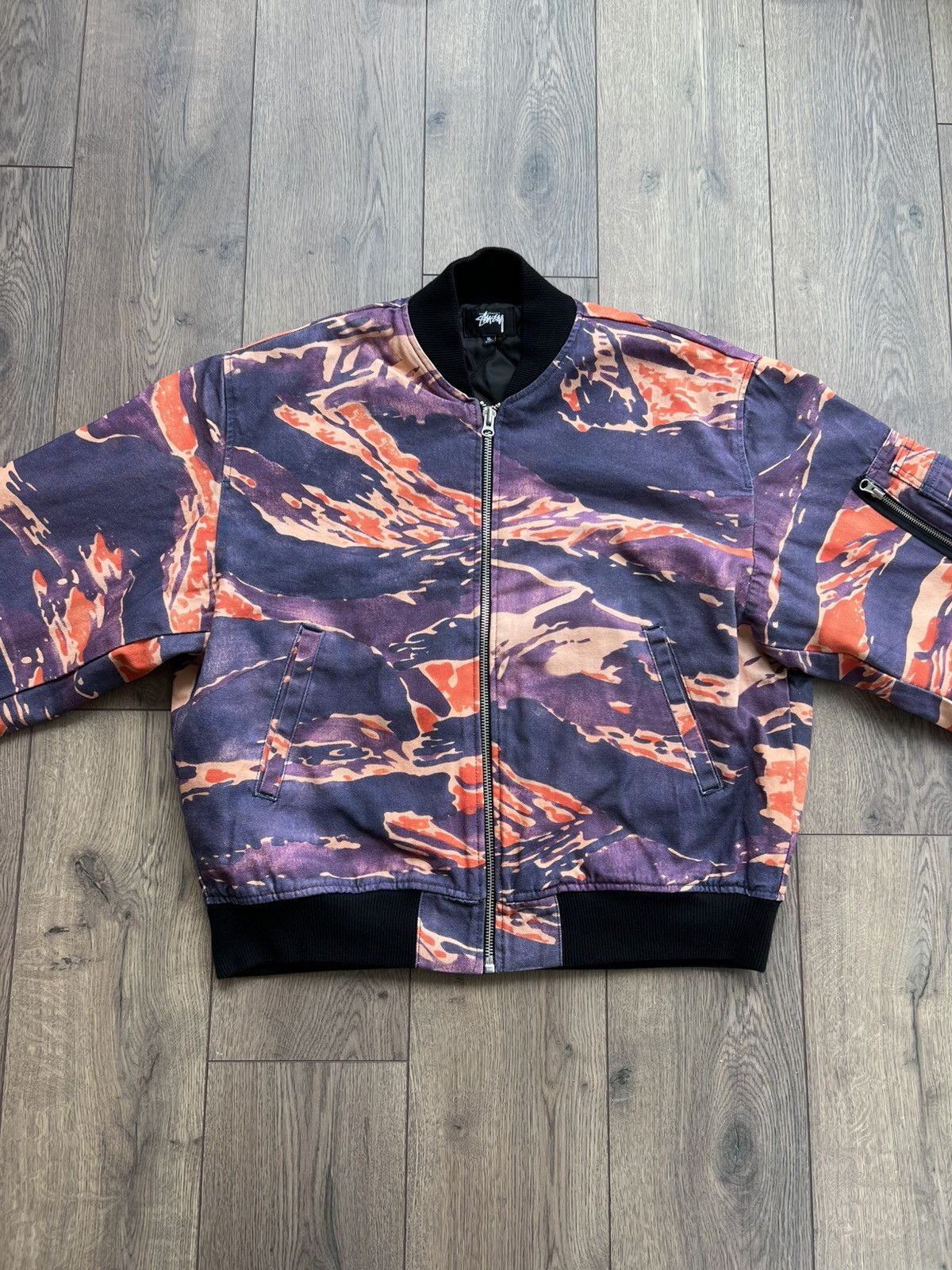 Stussy Stussy x Lucien Smith Tigris Bomber Jacket XL Size US XL / EU 56 / 4 - 2 Thumbnail