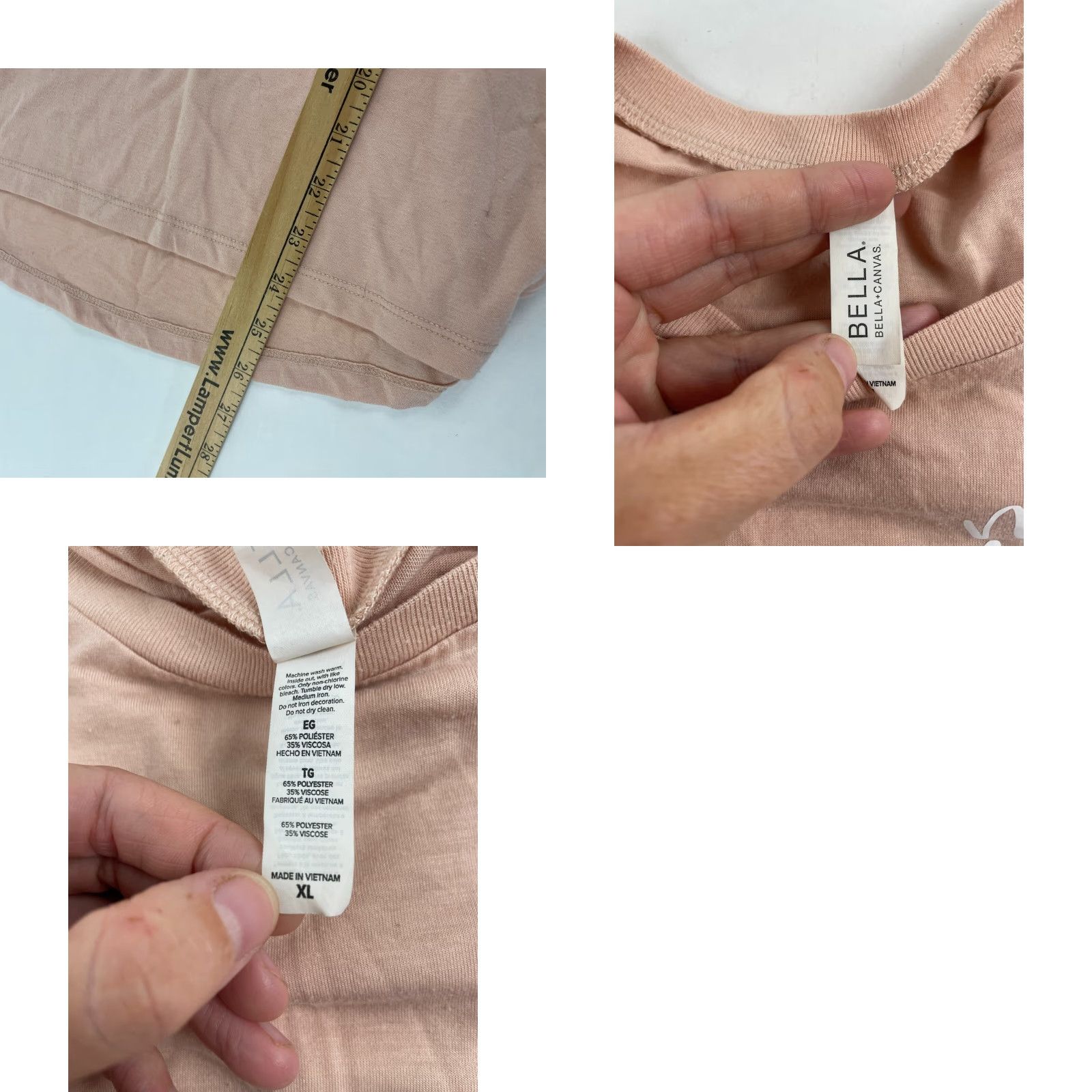 Vintage Bella + Canvas Shirt Women's XL Blush Pink Sleeveless Tank Milk Making Mama Mens? Size XL / US 12-14 / IT 48-50 - 8 Thumbnail