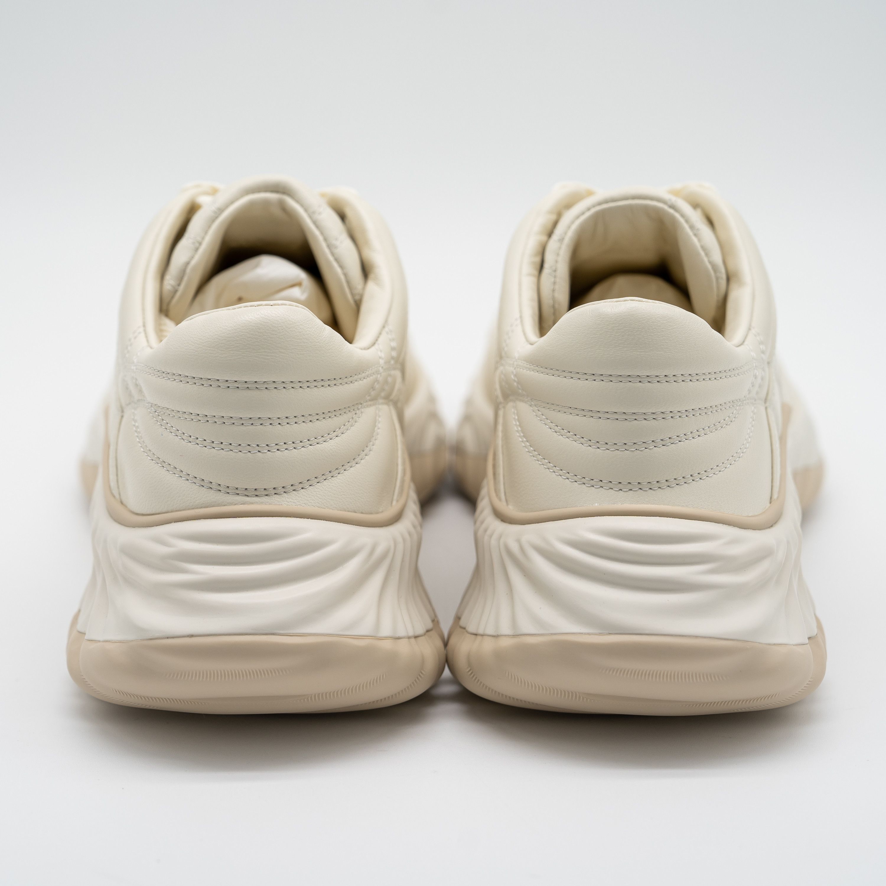Gucci 10us Gucci Ripple Sneakers Off White GG Leather Interlocking Size US 10 / EU 43 - 5 Thumbnail