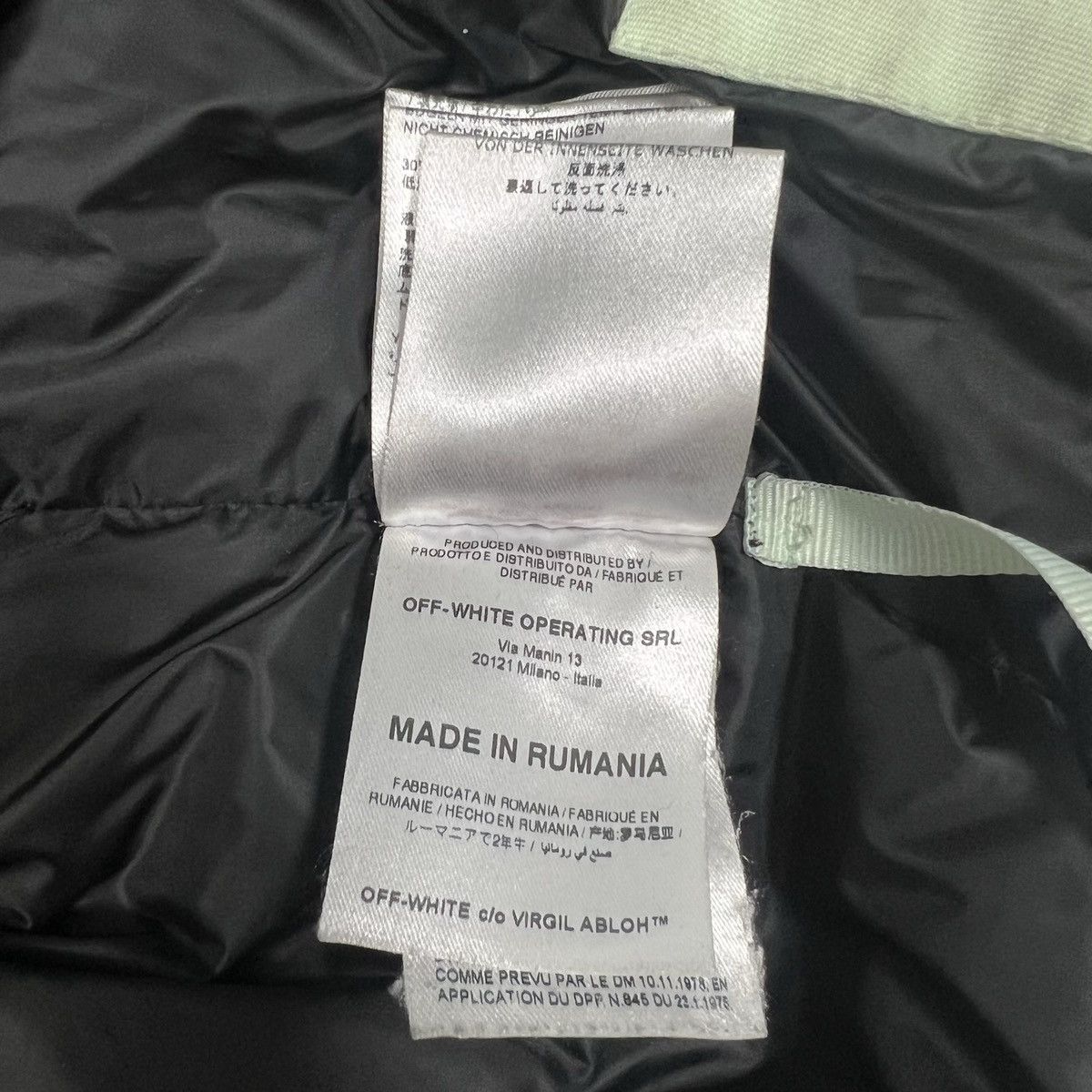 Off-White OFF-WHITE TECHNICAL FABRIC DOWN JACKET Size US M / EU 48-50 / 2 - 11 Thumbnail