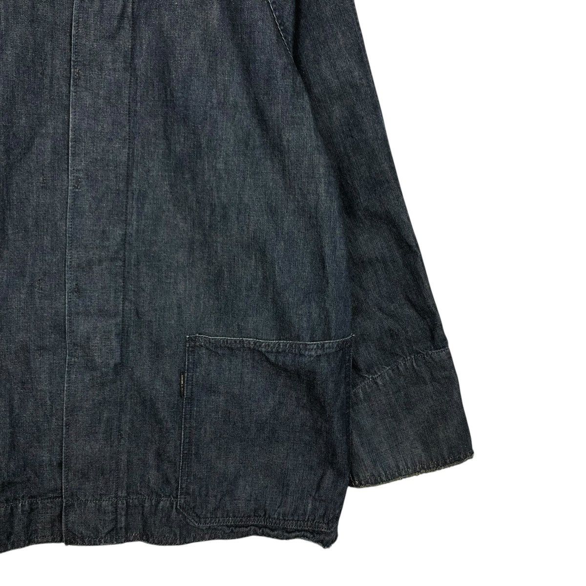 Issey Miyake 🔥1999/2000 VINTAGE DENIM WORK JACKET ZUCCA ISSEY MIYAKE Size US M / EU 48-50 / 2 - 7 Thumbnail