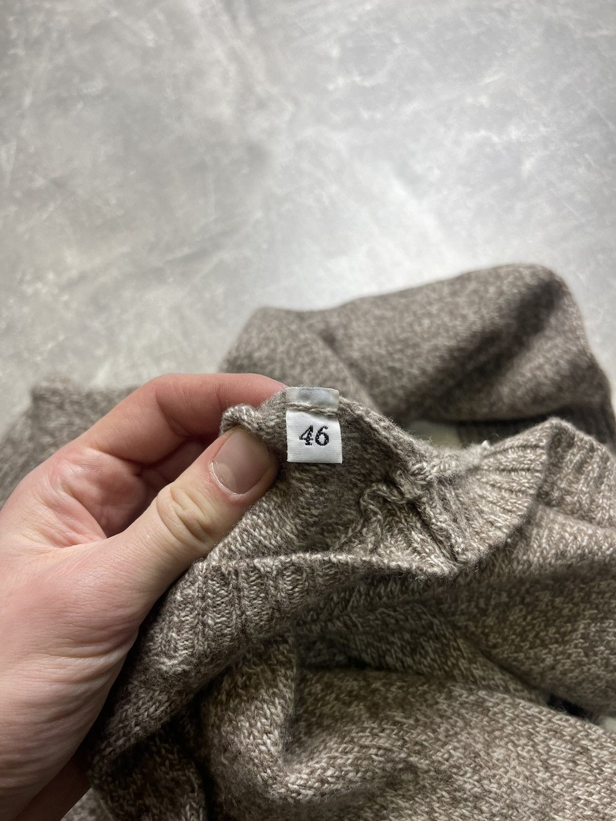 Borriello Napoli Borrelli Napoli Superfine Merino Wool Cashmere Sweater Taupe Size US S / EU 44-46 / 1 - 12 Thumbnail