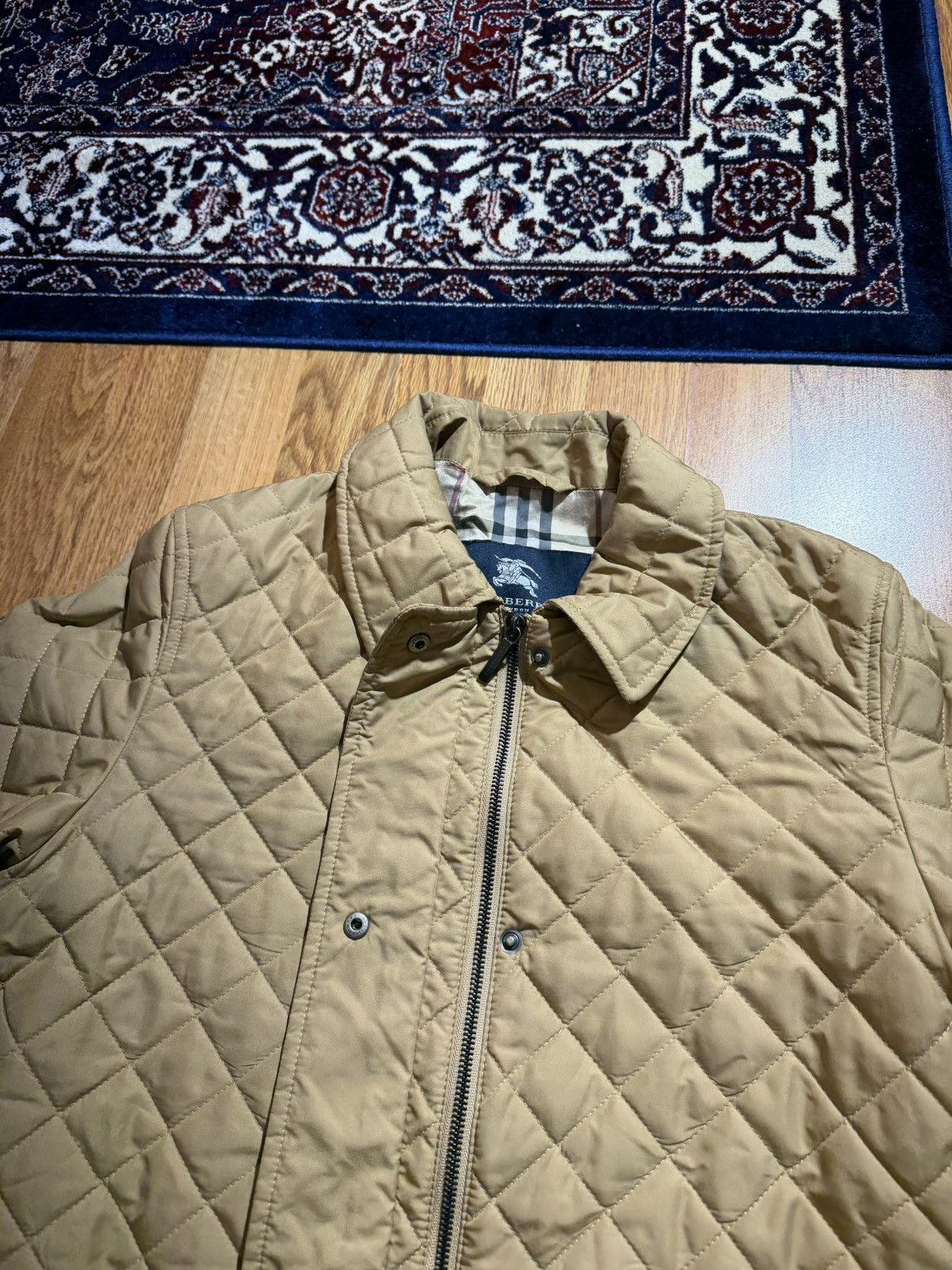 Burberry Burberry London Quilted Jacket Nova Check Lining Sand Size XXS / US 00 / IT 34 - 7 Thumbnail