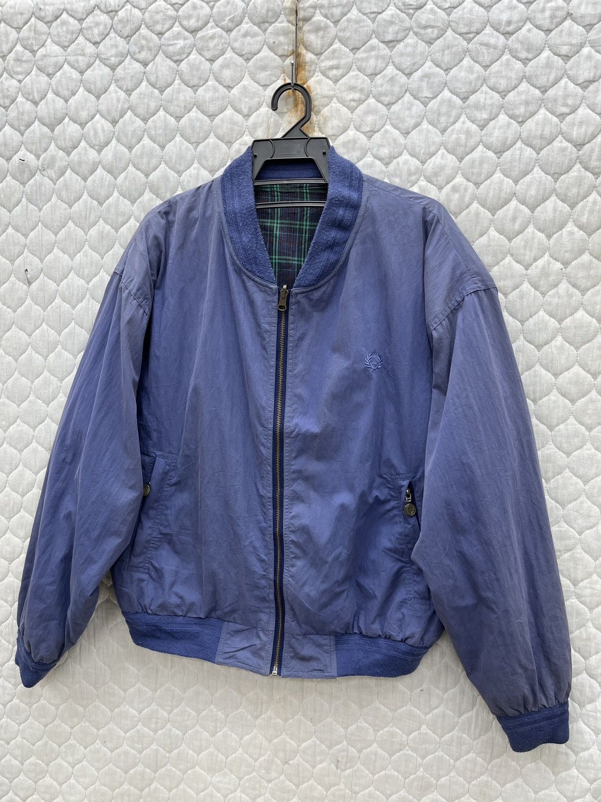 Fred Perry 🔥🔥🔥STEALS VTG FRED PERRY REVERSIBLE BOMBER JACKET Size US L / EU 52-54 / 3 - 9 Thumbnail
