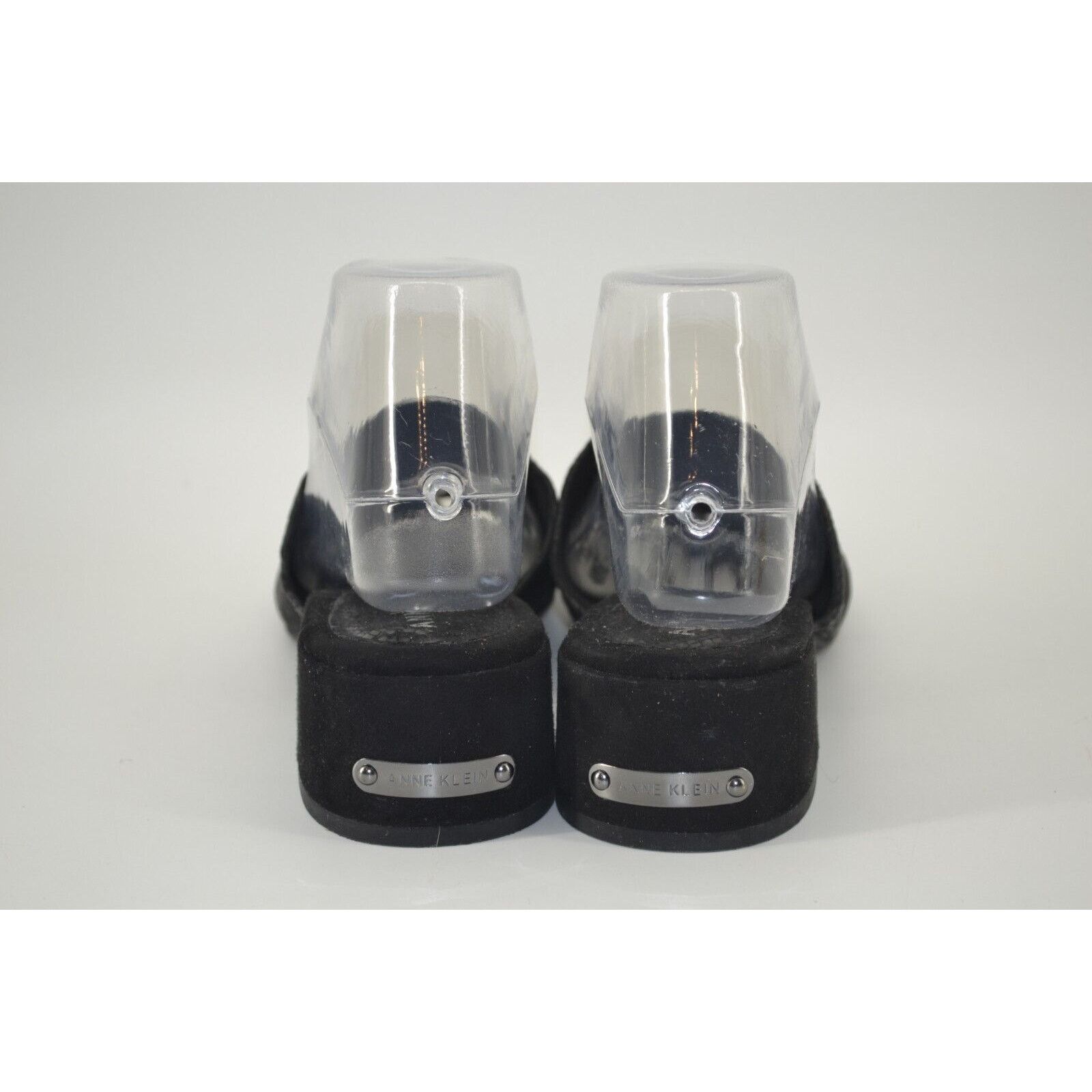Anne Klein Anne Klein iFlex Black Leather Sandals Open Toe Animal 7.5 Size US 7.5 / IT 37.5 - 6 Thumbnail