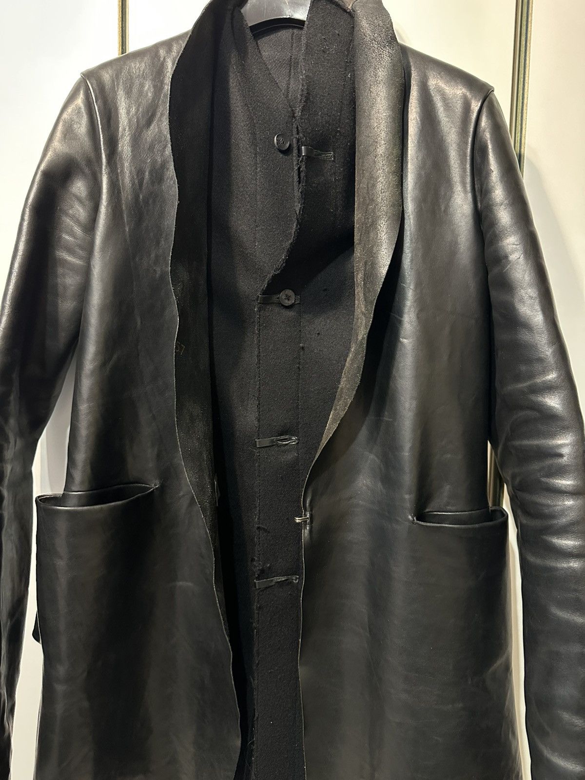 Ma+ Maurizio Amadei Leather Cashmere Jacket as new M size Size US S / EU 44-46 / 1 - 1 Thumbnail