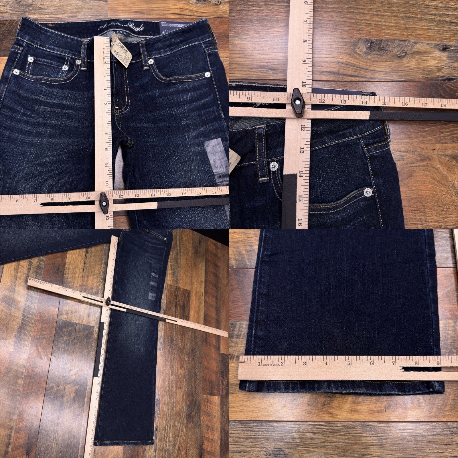 American Eagle Outfitters American Eagle Boyfriend Jeans Womens 8 Regular Low Rose New Size 30" / US 8 / IT 44 - 8 Thumbnail