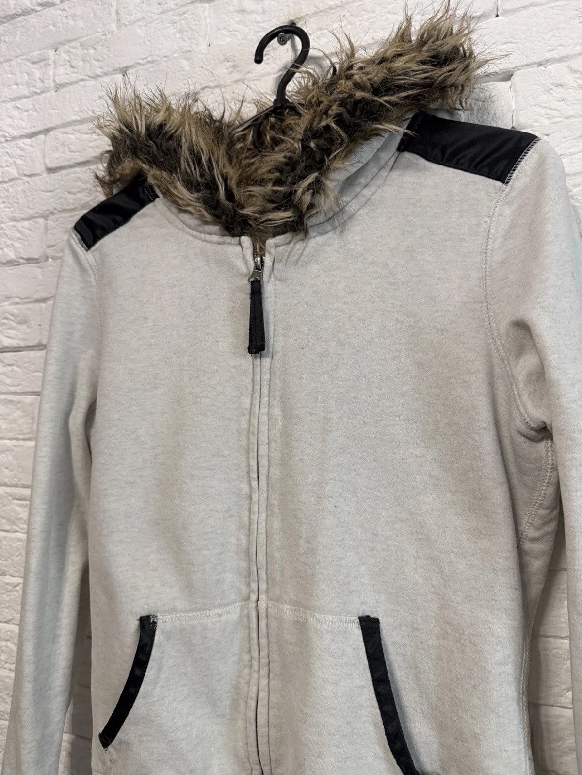 Other Zip hoodie Women Fur Hood Hype Sz S Size S / US 4 / IT 40 - 2 Thumbnail