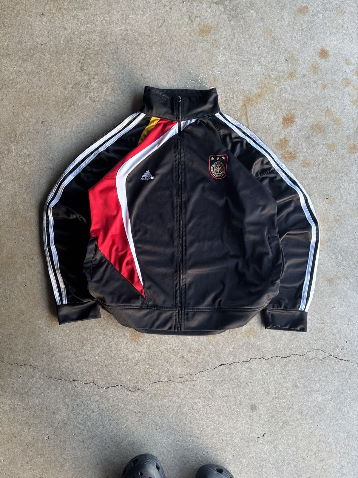 Adidas Vintage 90s Team Germany Futbol Track Jacket Size US L / EU 52-54 / 3 - 1 Thumbnail