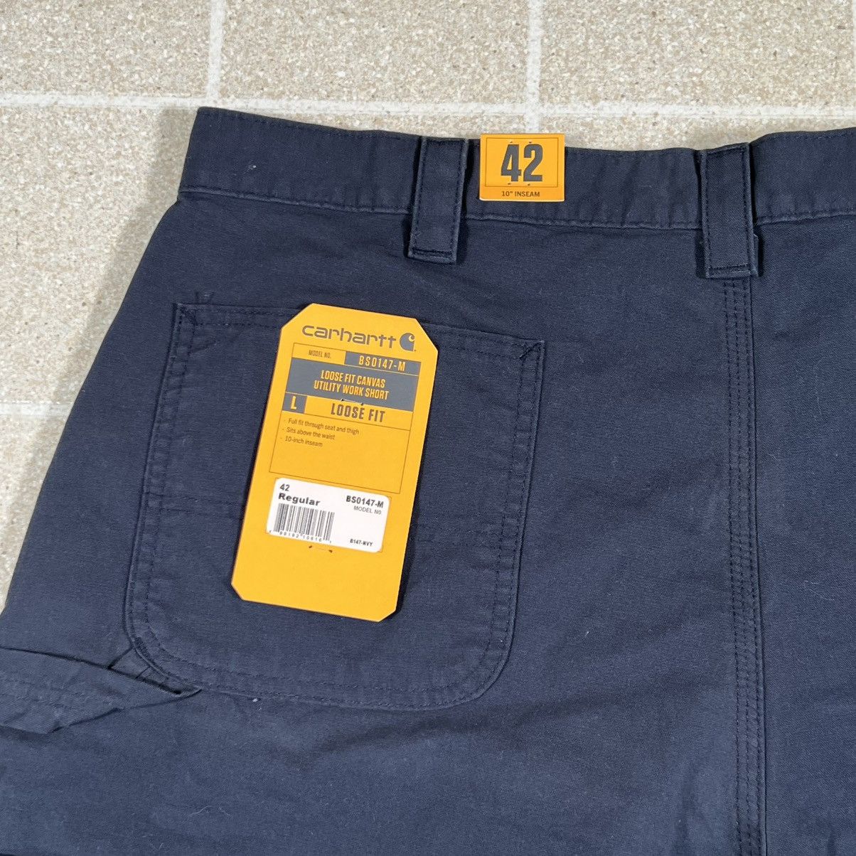 Carhartt Carhartt Men's Original Fit Cargo Shorts Size 42 Navy Blue Size US 42 / EU 58 - 3 Thumbnail