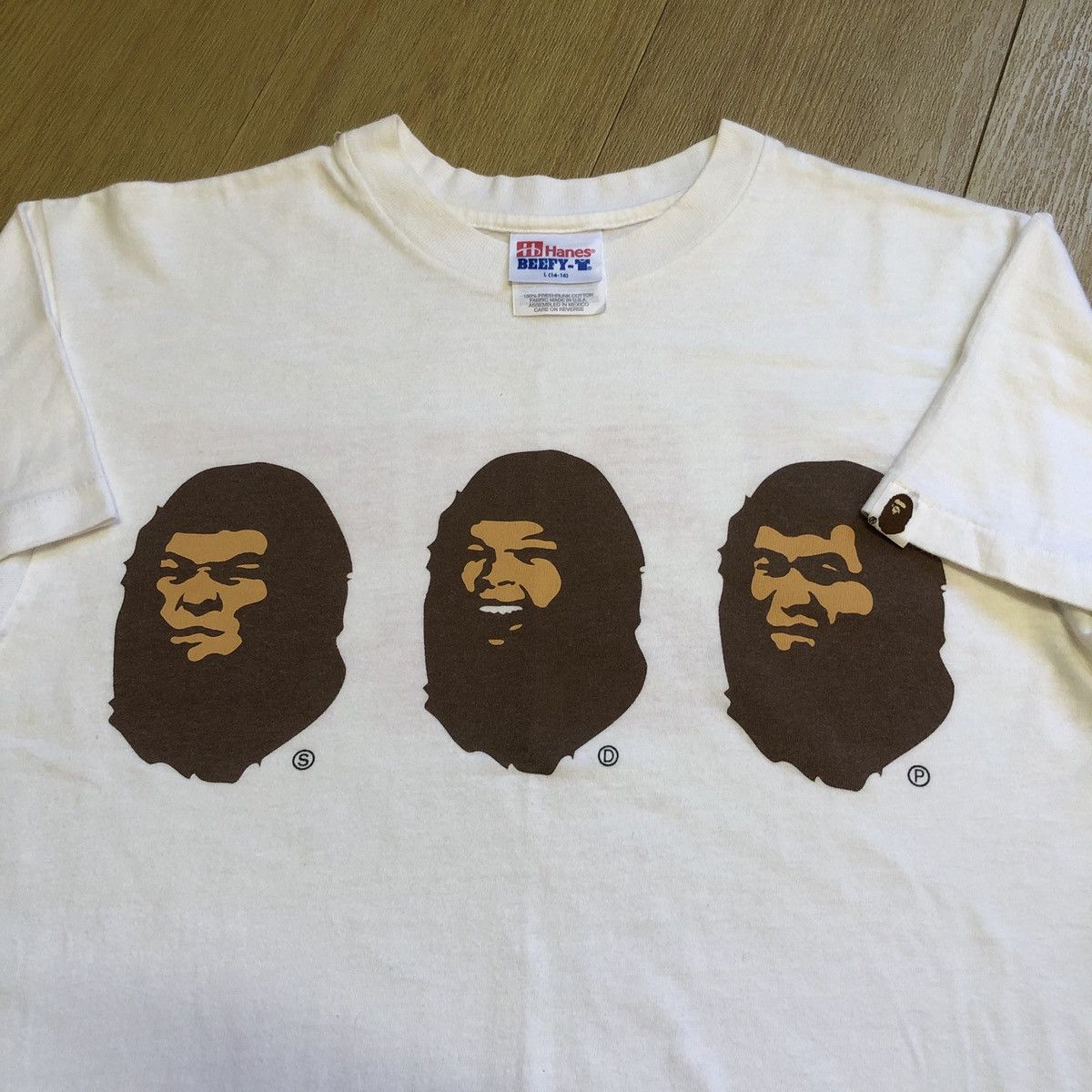 Bape OG Vintage 90s A Bathing Ape Nigo Planet Of The Scha T-shirt Size US S / EU 44-46 / 1 - 3 Thumbnail